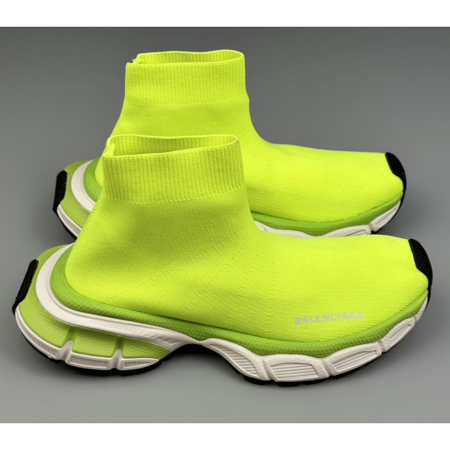 Balenciaga 3XL Sock Recycled Knit Sneaker In Neon Yellow - PerfectKickZ