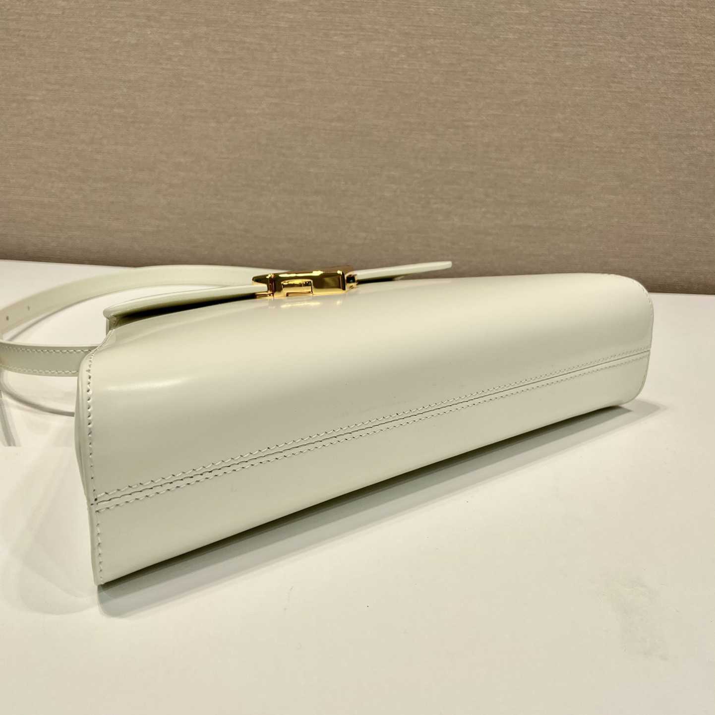 Prada Medium Brushed Leather Handbag - PerfectKickZ