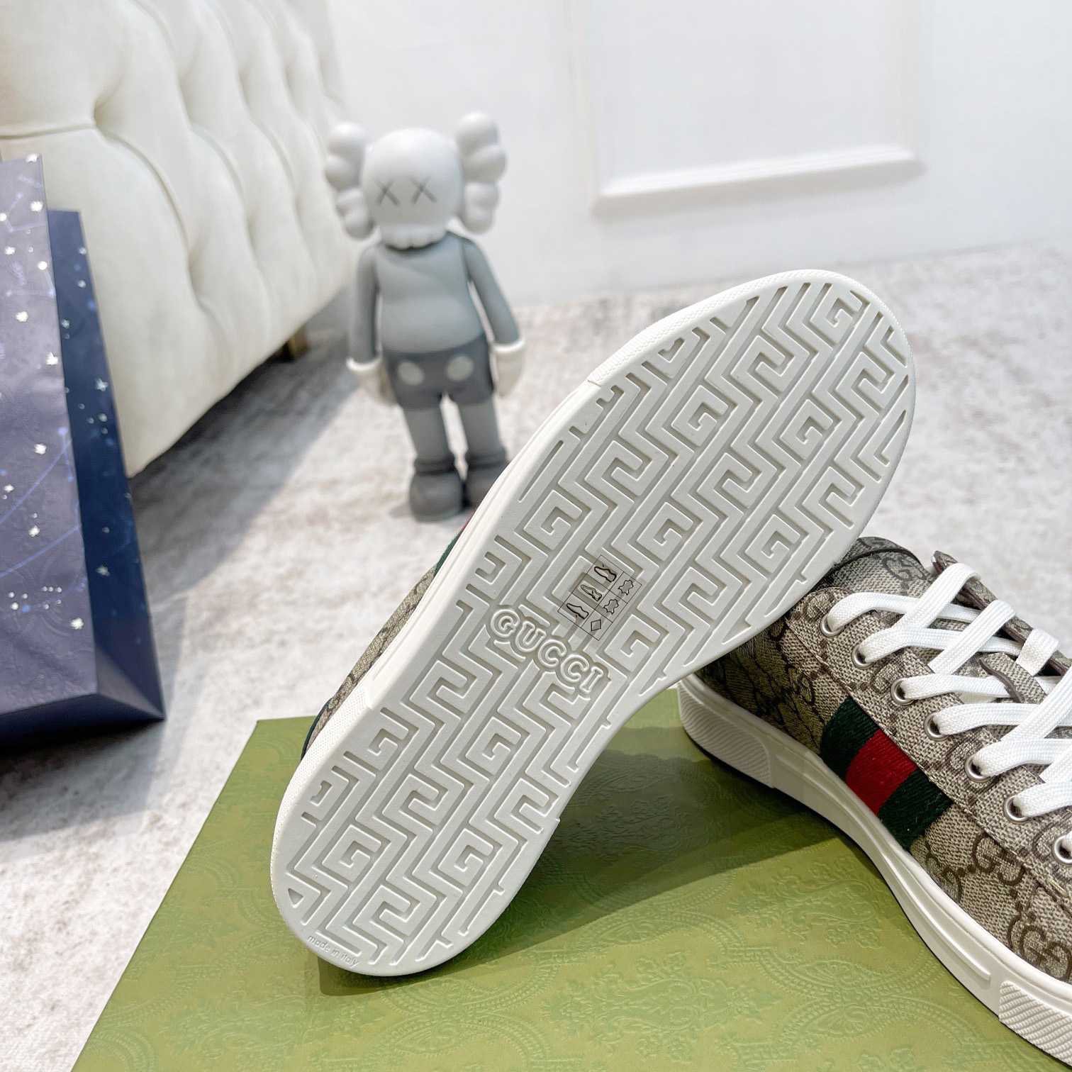 Gucci Ace Sneaker With Web - PerfectKickZ