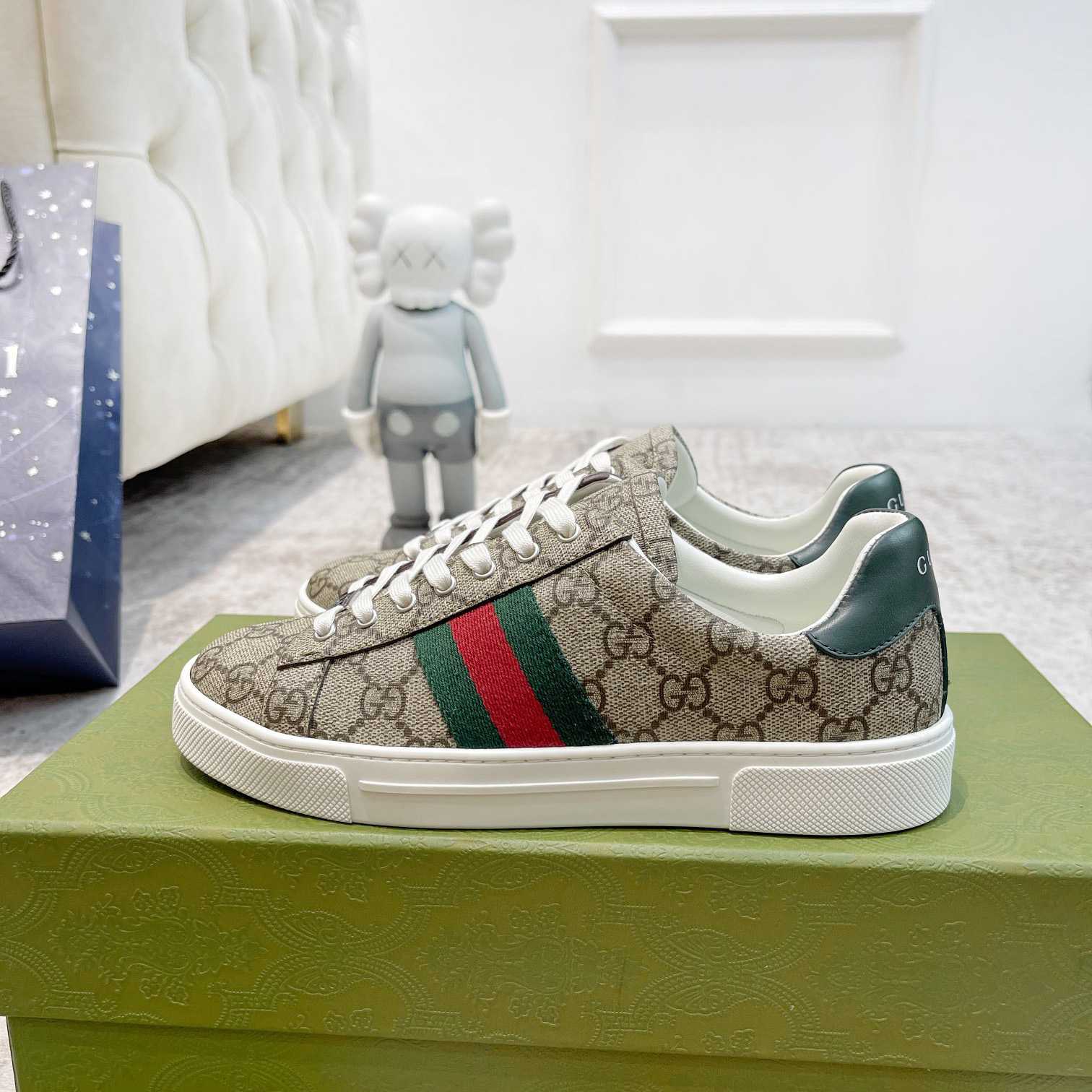 Gucci Ace Sneaker With Web - PerfectKickZ