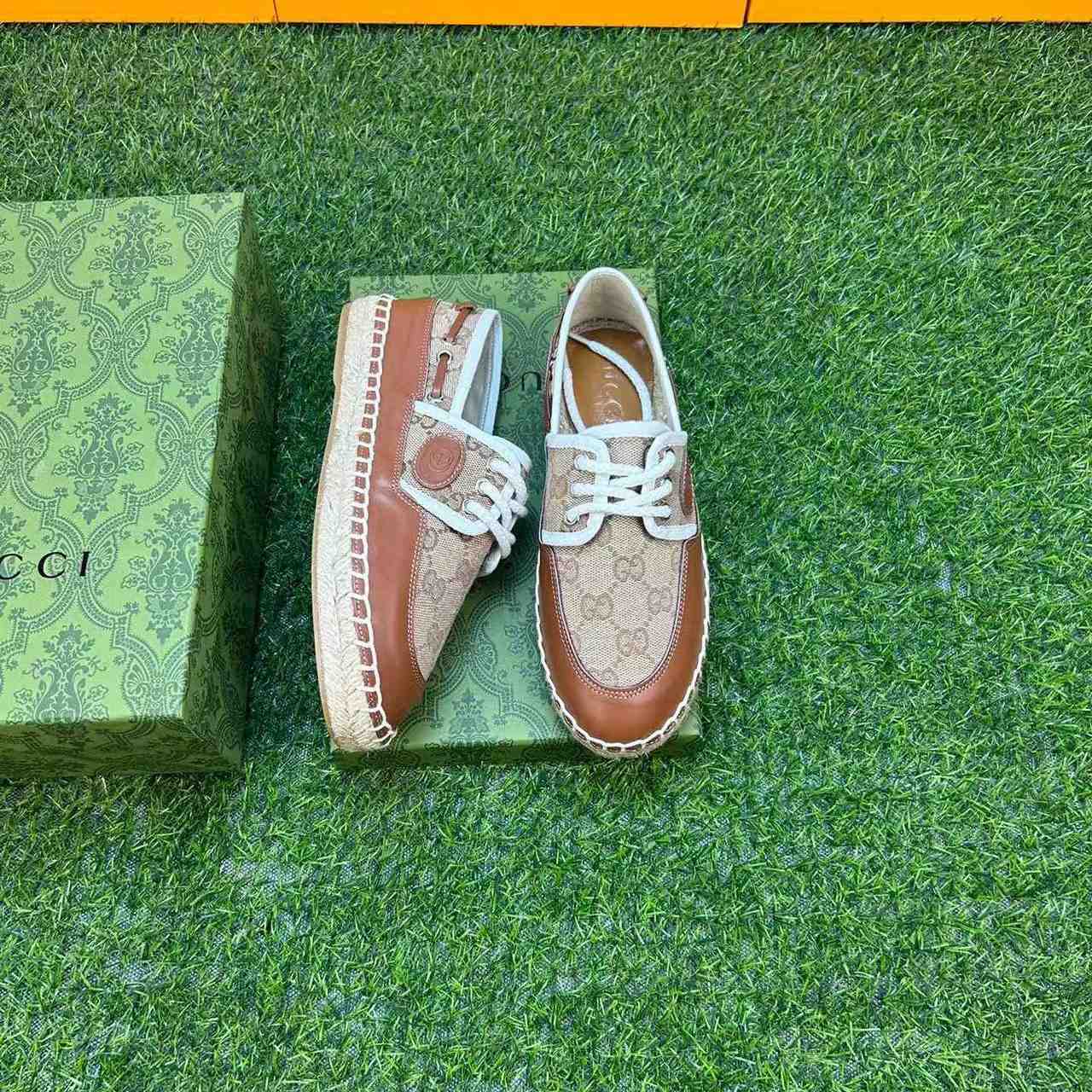 Gucci Lace-up GG Shoe - PerfectKickZ