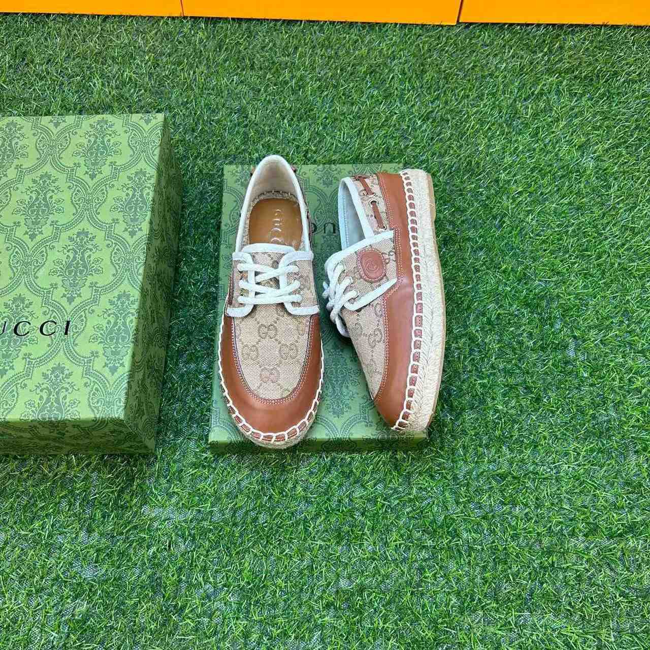 Gucci Lace-up GG Shoe - PerfectKickZ