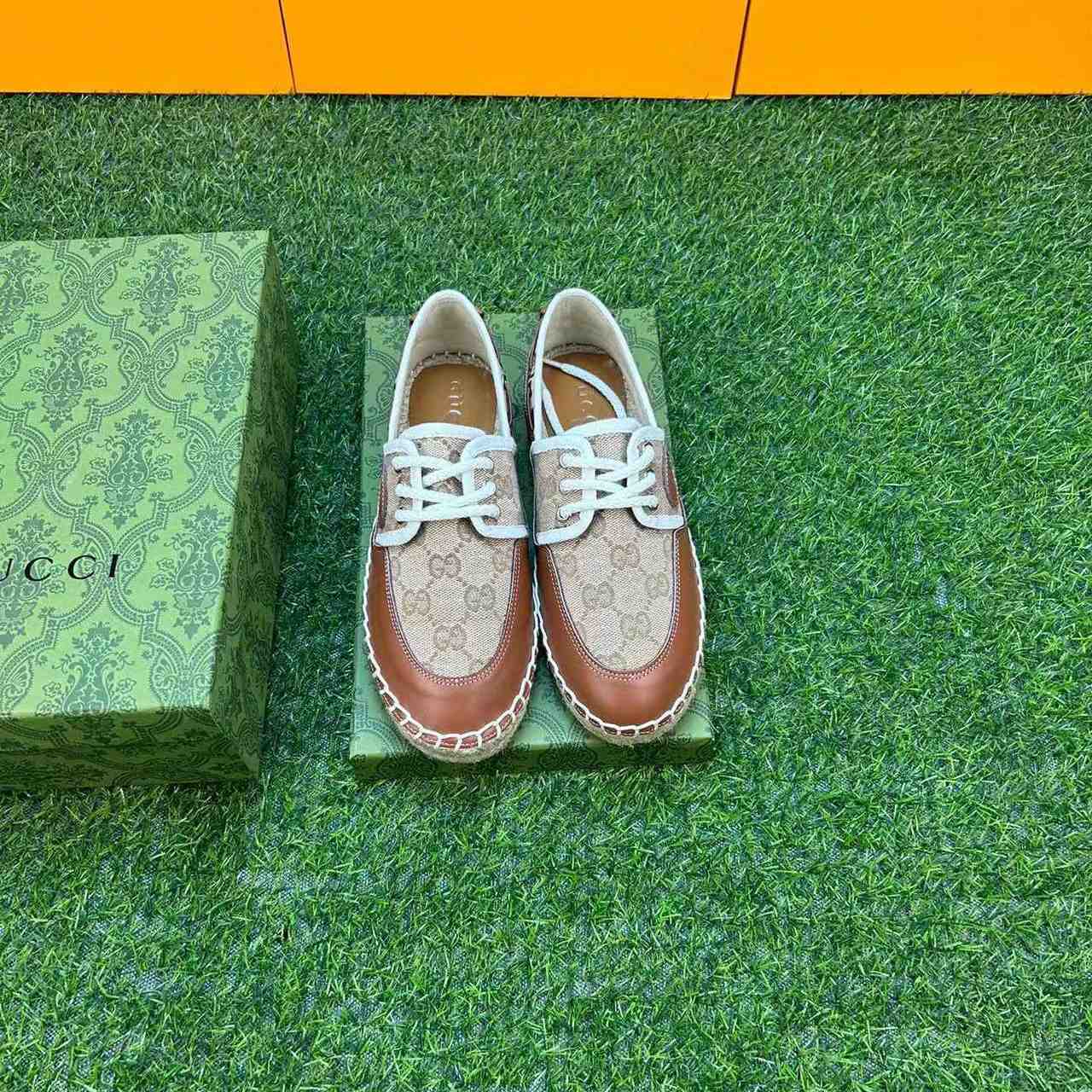 Gucci Lace-up GG Shoe - PerfectKickZ