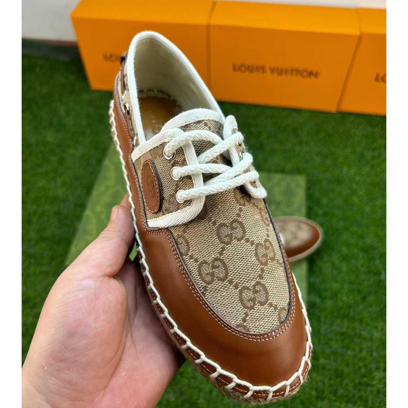 Gucci Lace-up GG Shoe - PerfectKickZ