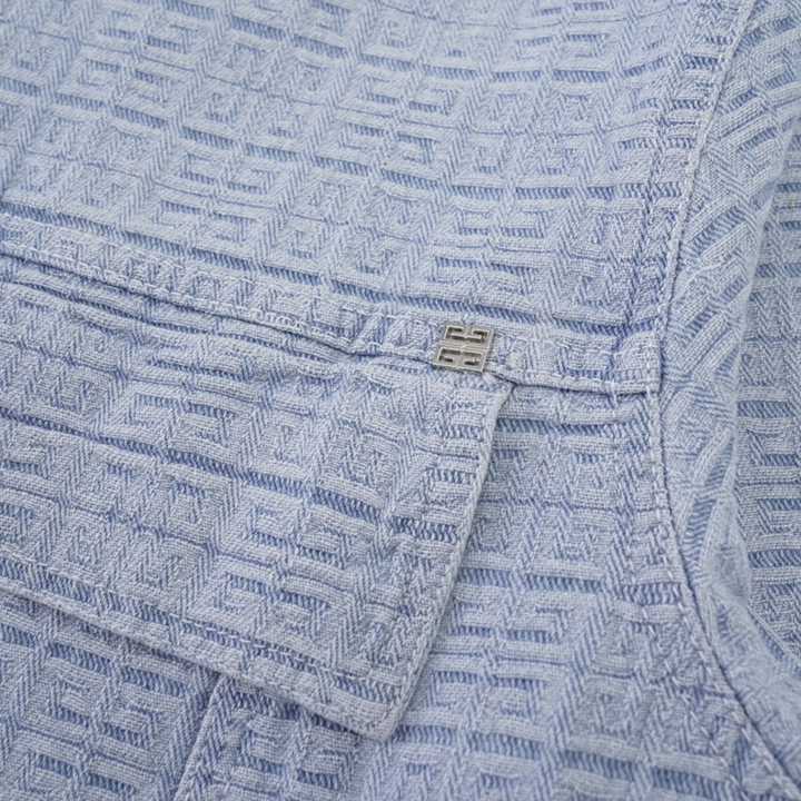 Givenchy Oversized Jacket In 4G Denim - PerfectKickZ