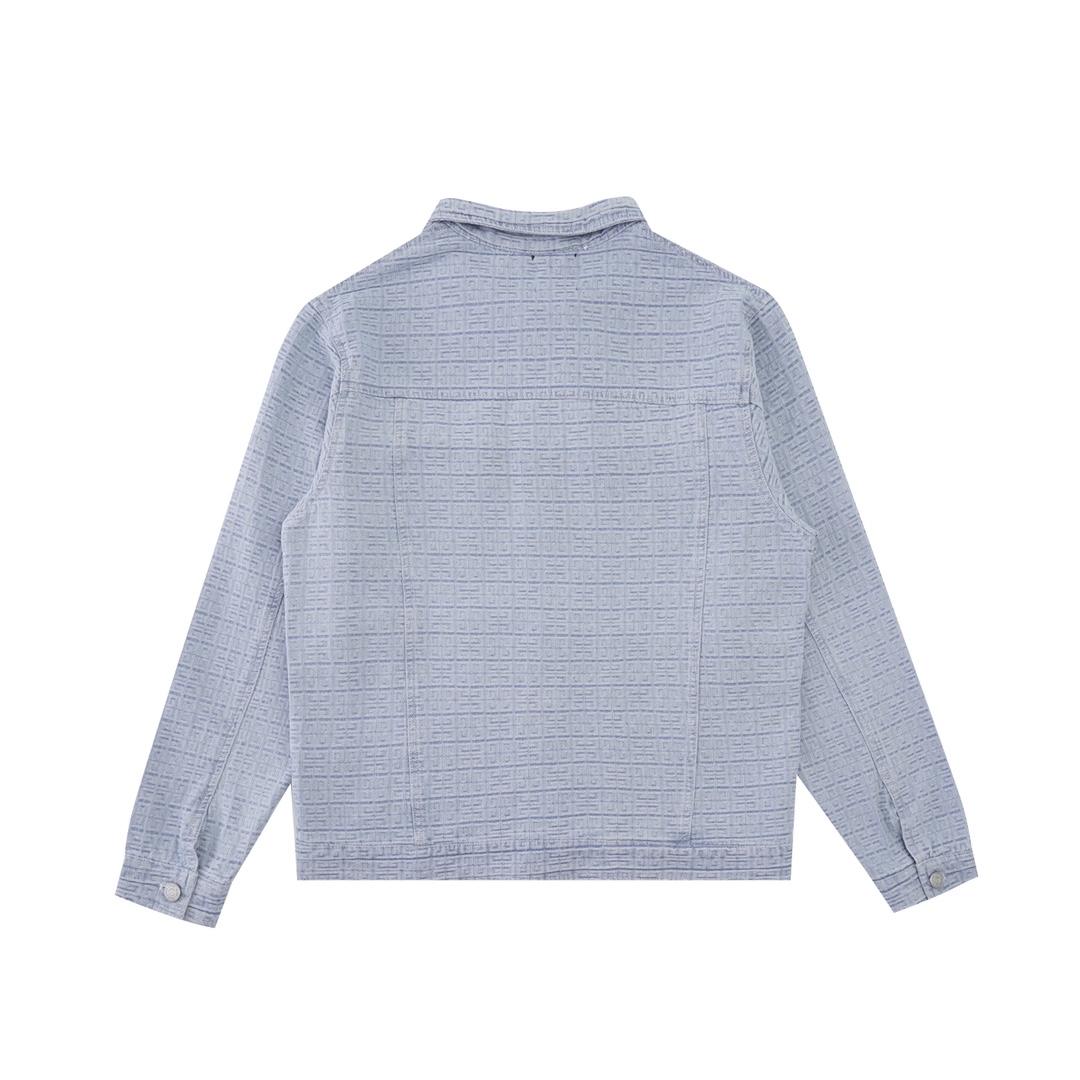 Givenchy Oversized Jacket In 4G Denim - 