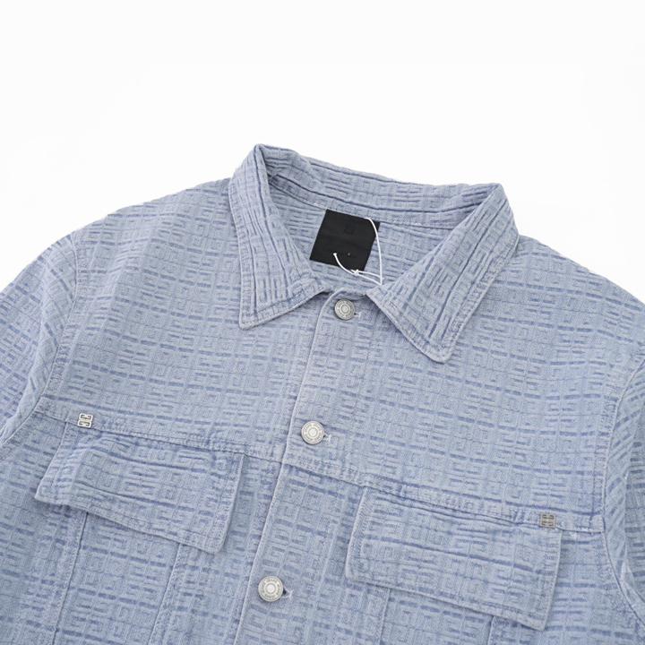 Givenchy Oversized Jacket In 4G Denim - 