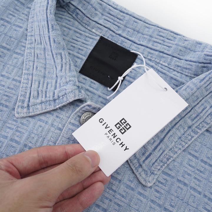 Givenchy Oversized Jacket In 4G Denim - 