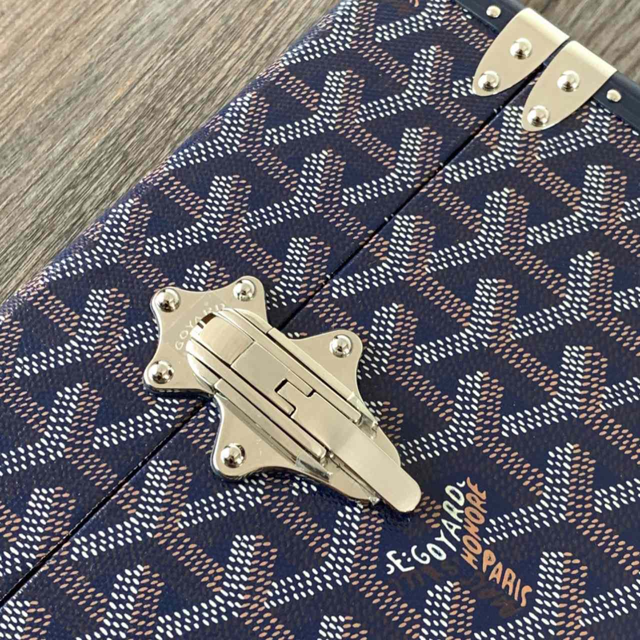 Goyard Bag Trunk Monogram Leather (21-15-6.5cm) - PerfectKickZ