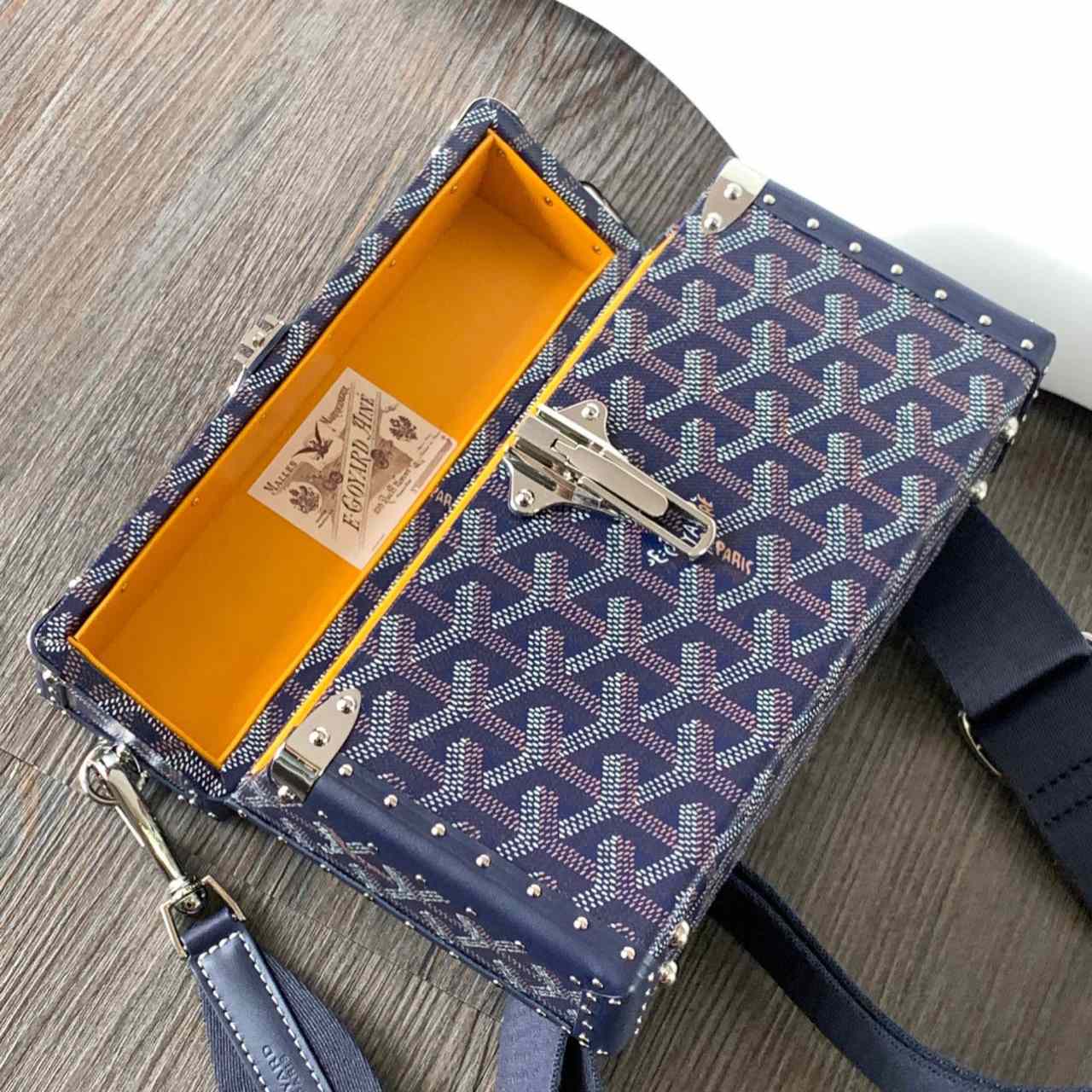 Goyard Bag Trunk Monogram Leather (21-15-6.5cm) - PerfectKickZ