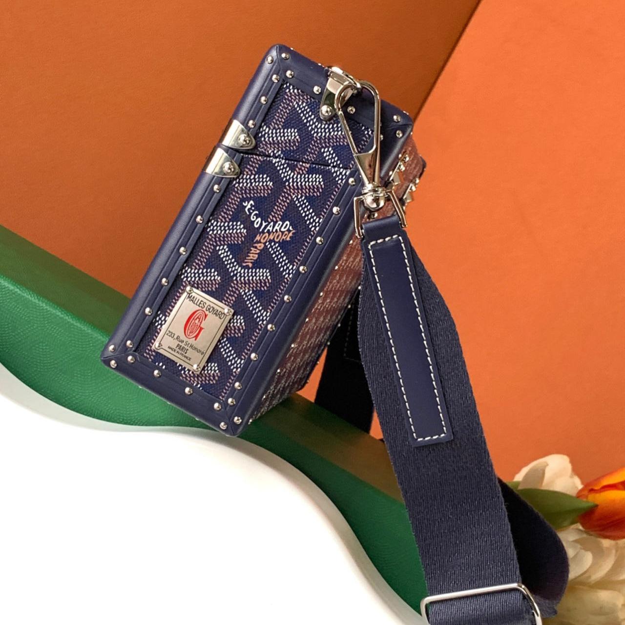 Goyard Bag Trunk Monogram Leather (21-15-6.5cm) - PerfectKickZ
