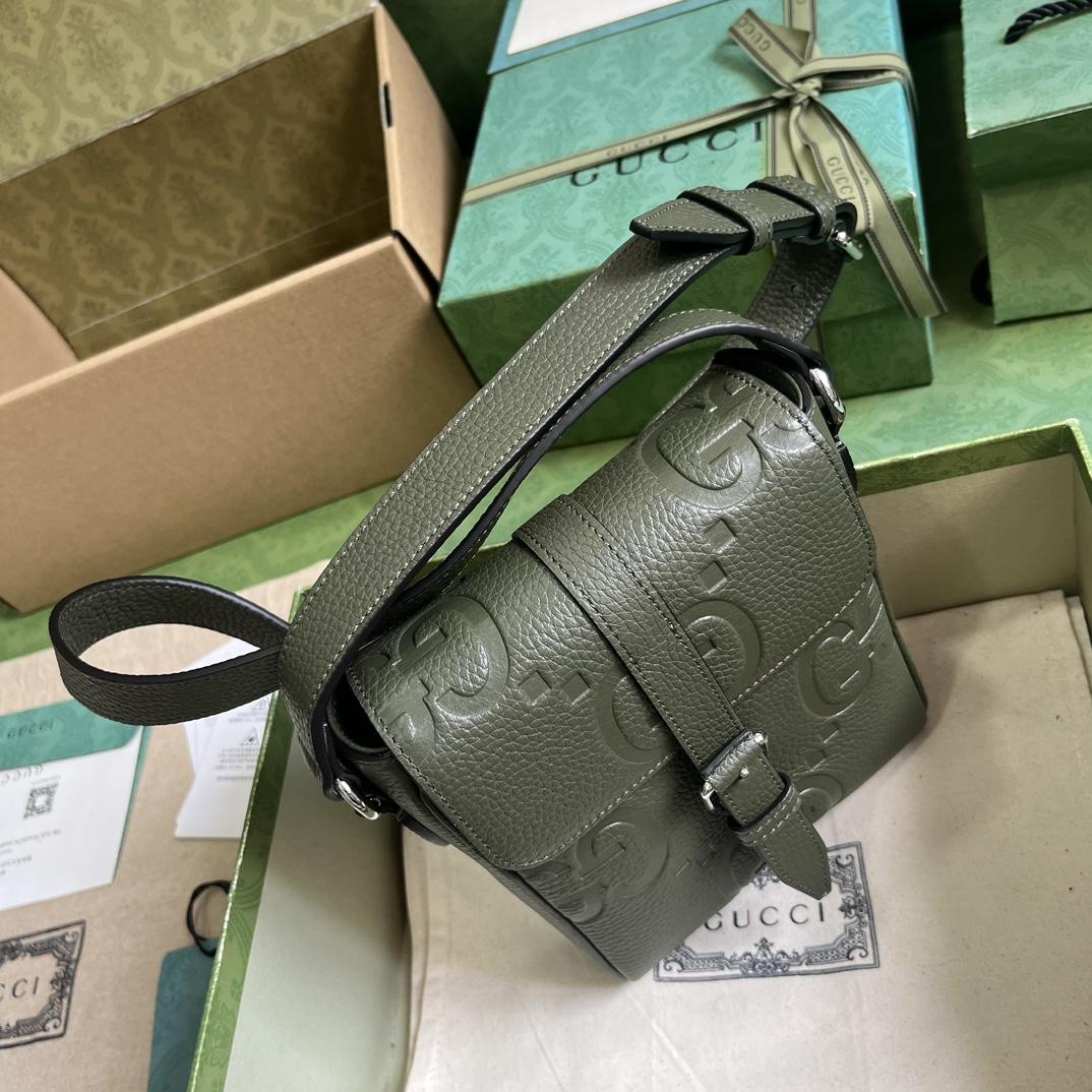 Gucci Jumbo GG Small Messenger Bag  (14.5x 18.5x 4.5cm) - PerfectKickZ