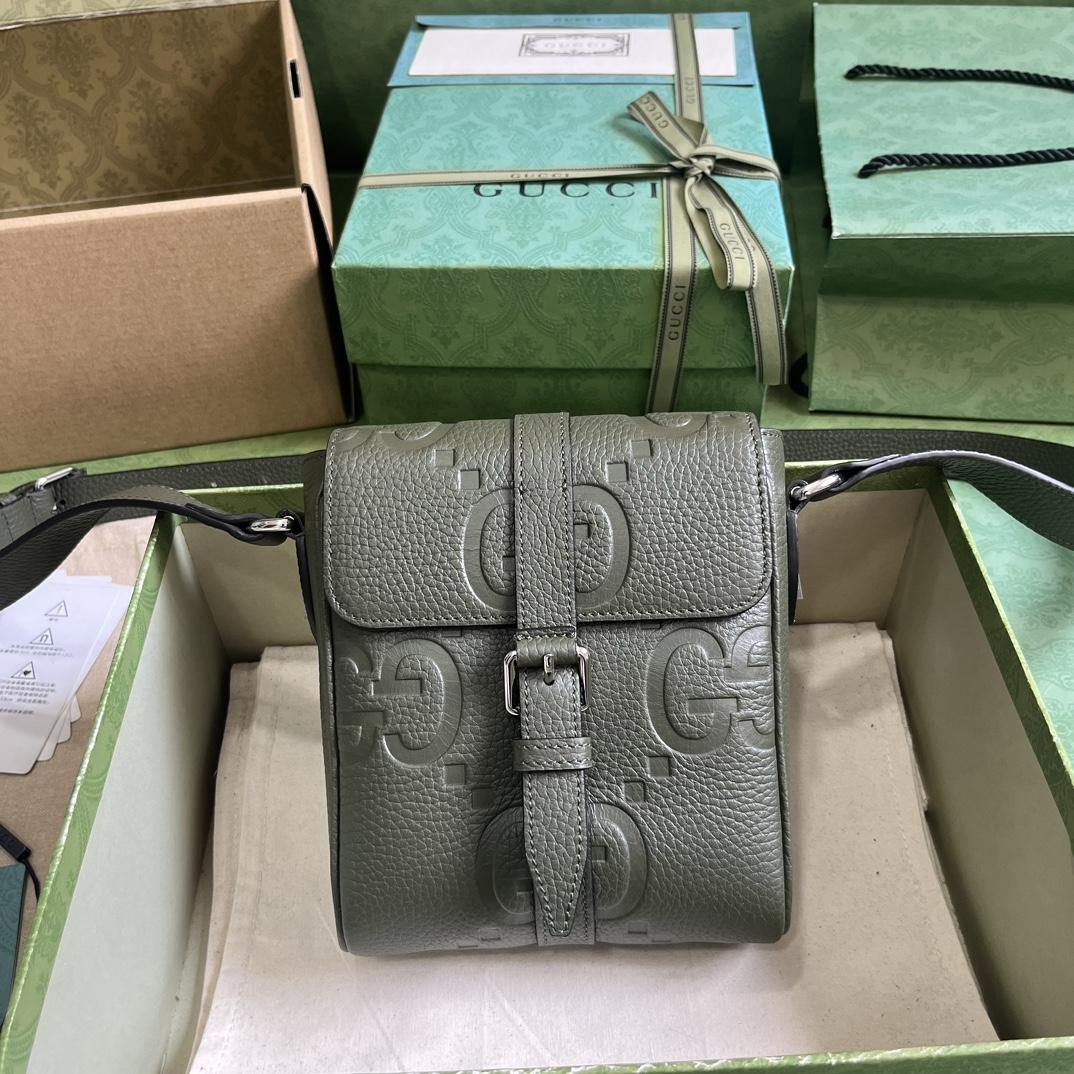 Gucci Jumbo GG Small Messenger Bag  (14.5x 18.5x 4.5cm) - PerfectKickZ