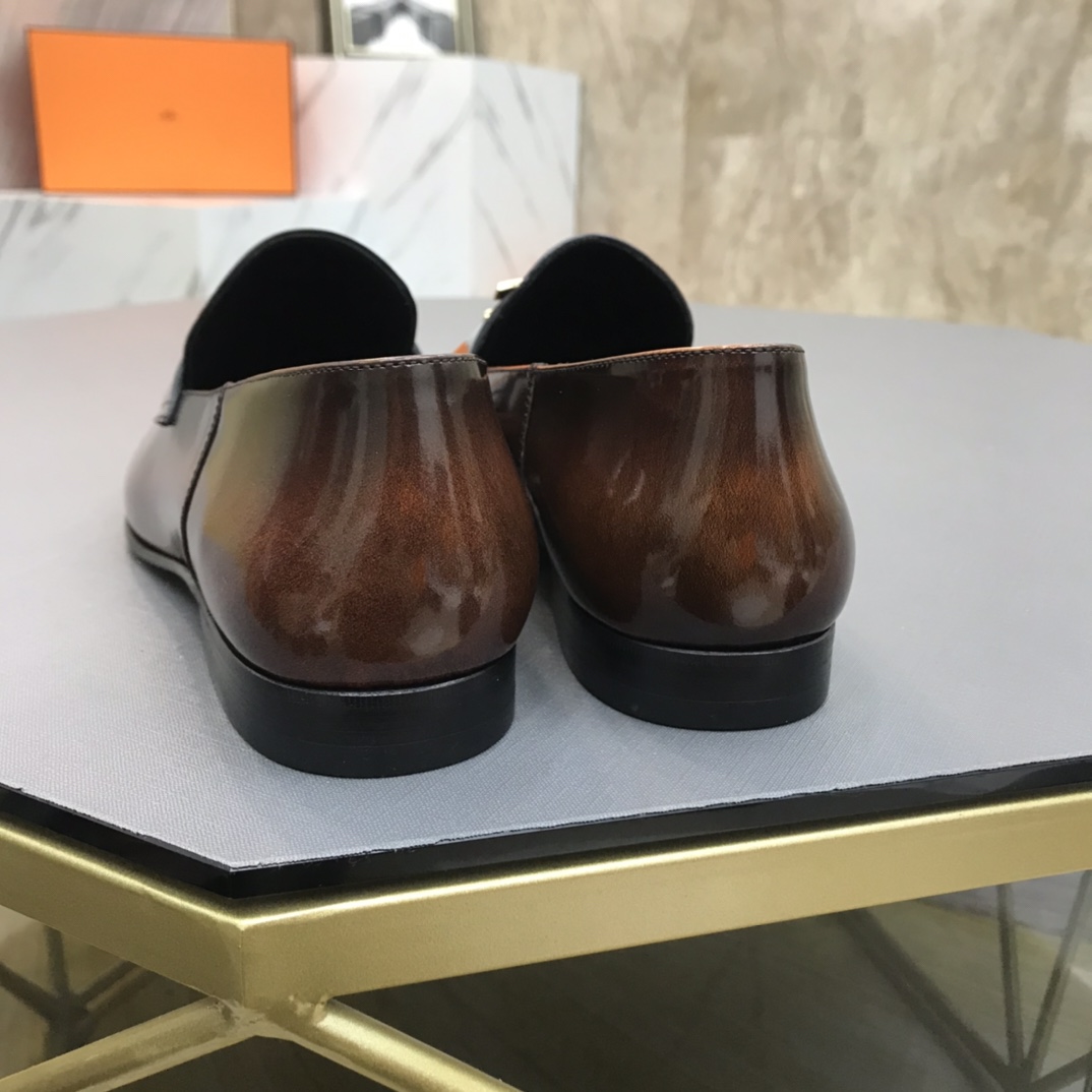 Hermes Loafers In Leather - PerfectKickZ