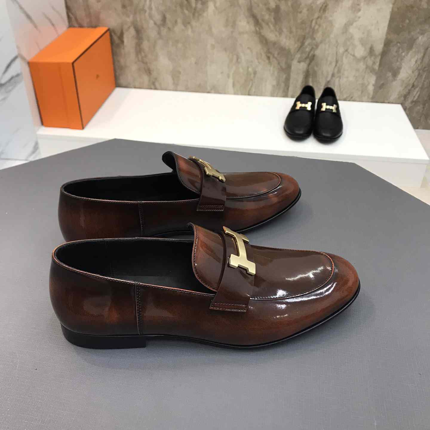 Hermes Loafers In Leather - PerfectKickZ