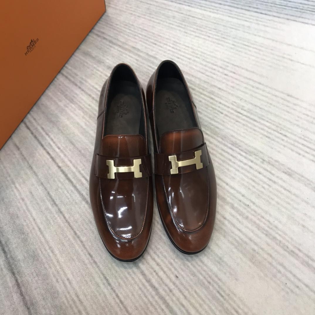 Hermes Loafers In Leather - PerfectKickZ