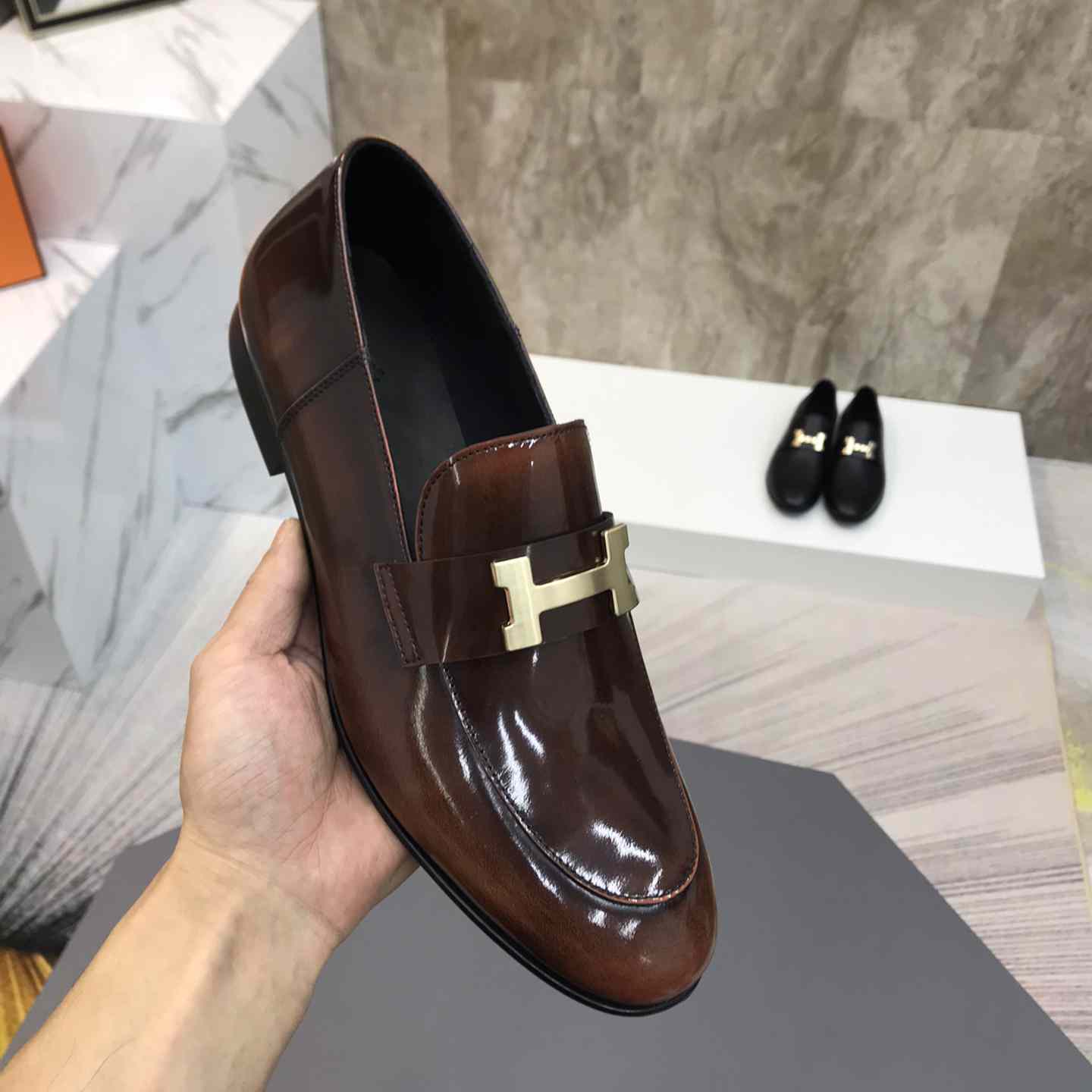 Hermes Loafers In Leather - PerfectKickZ