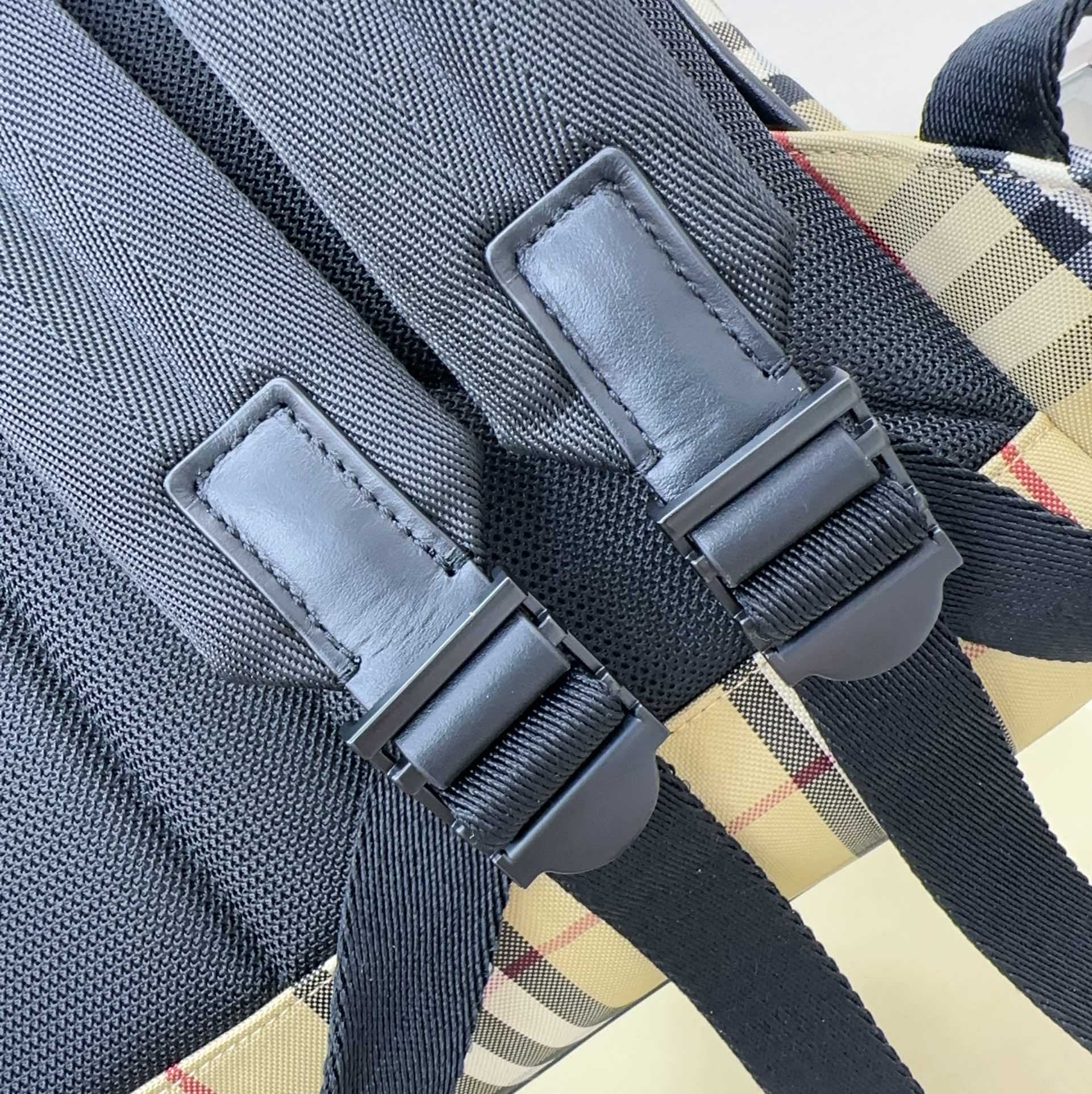 Burberry Checked Fabric Backpack  (30.5-14.5-42.5cm) - PerfectKickZ