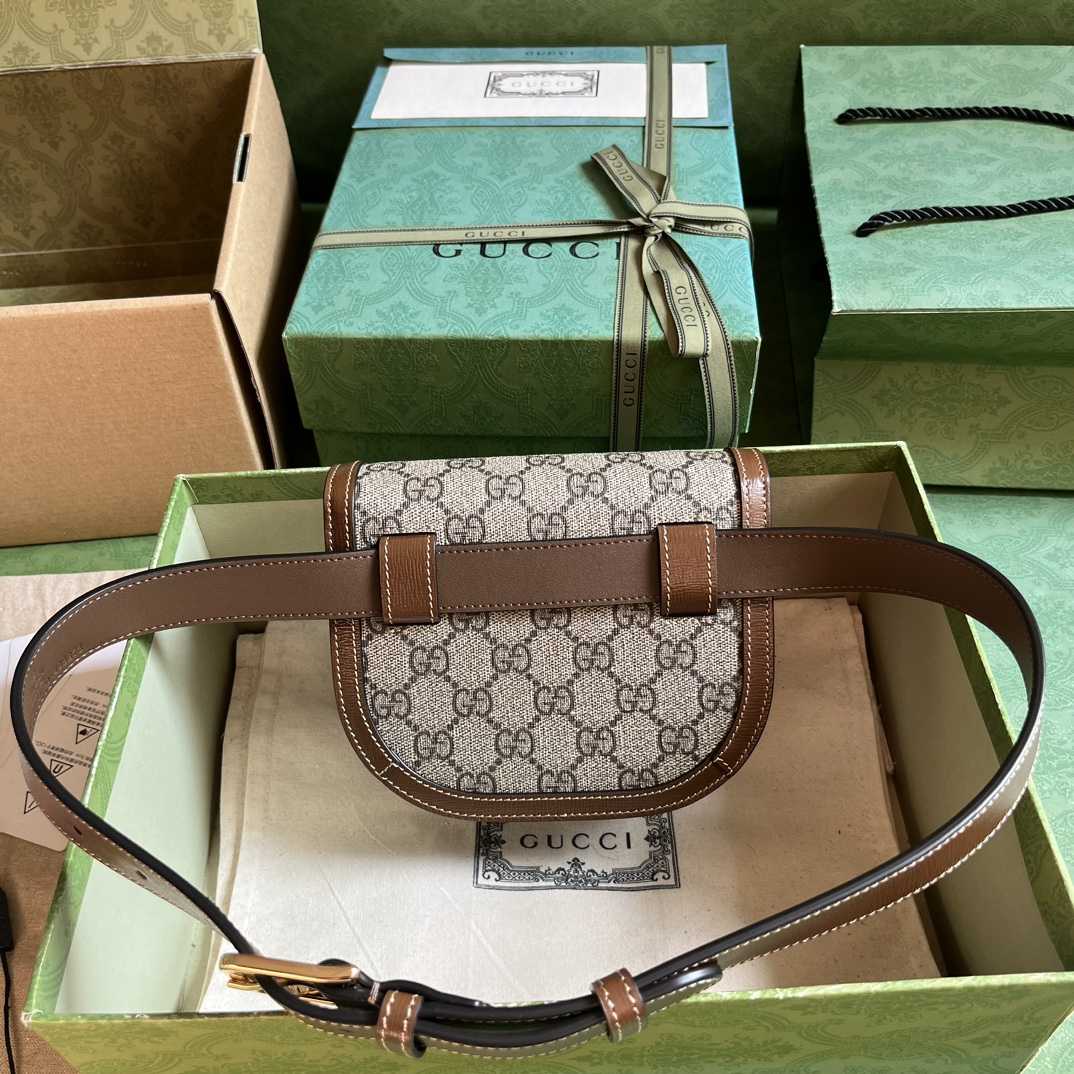 Gucci Horsebit 1955 rounded Belt Bag (16x 13x 6.5cm) - PerfectKickZ