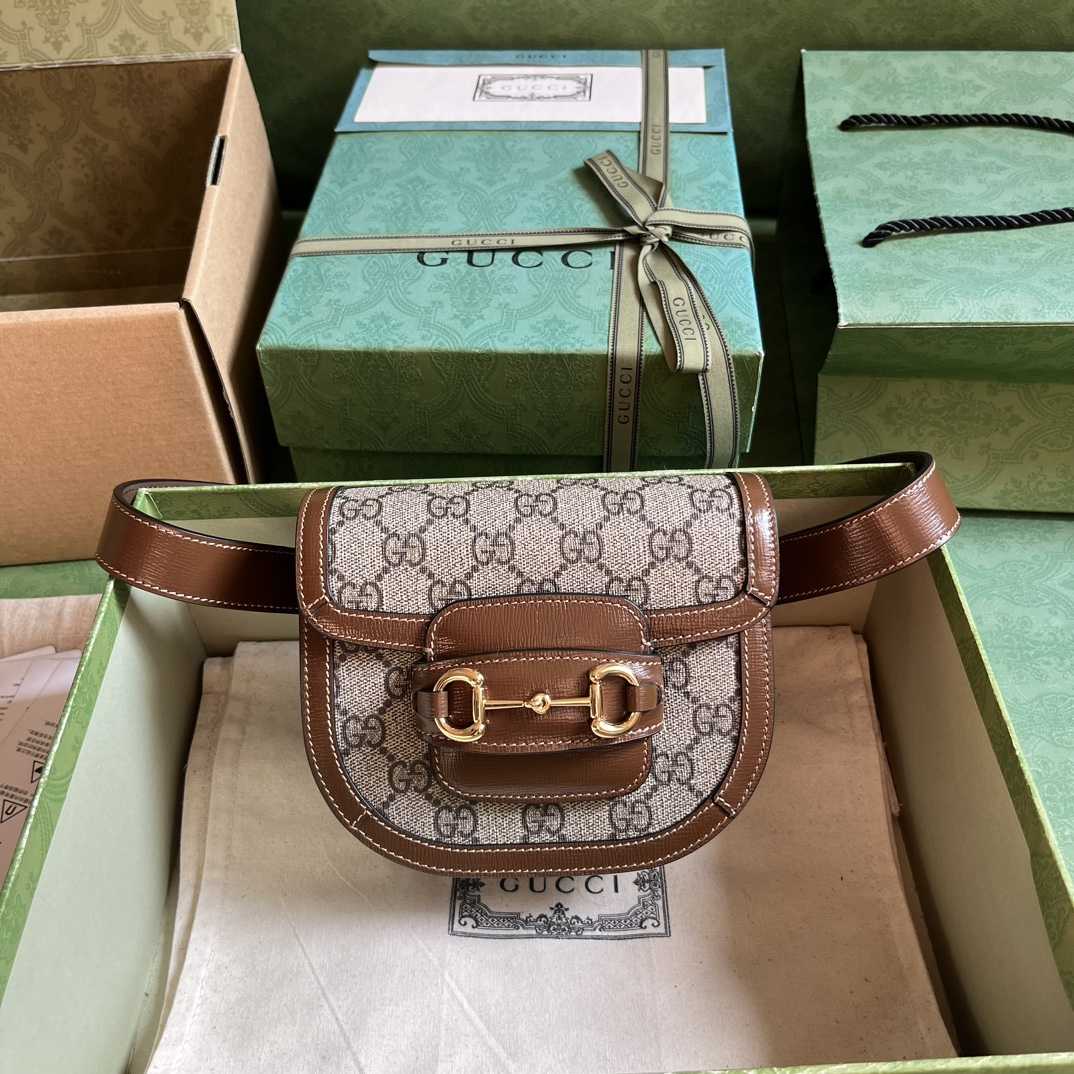 Gucci Horsebit 1955 rounded Belt Bag (16x 13x 6.5cm) - PerfectKickZ