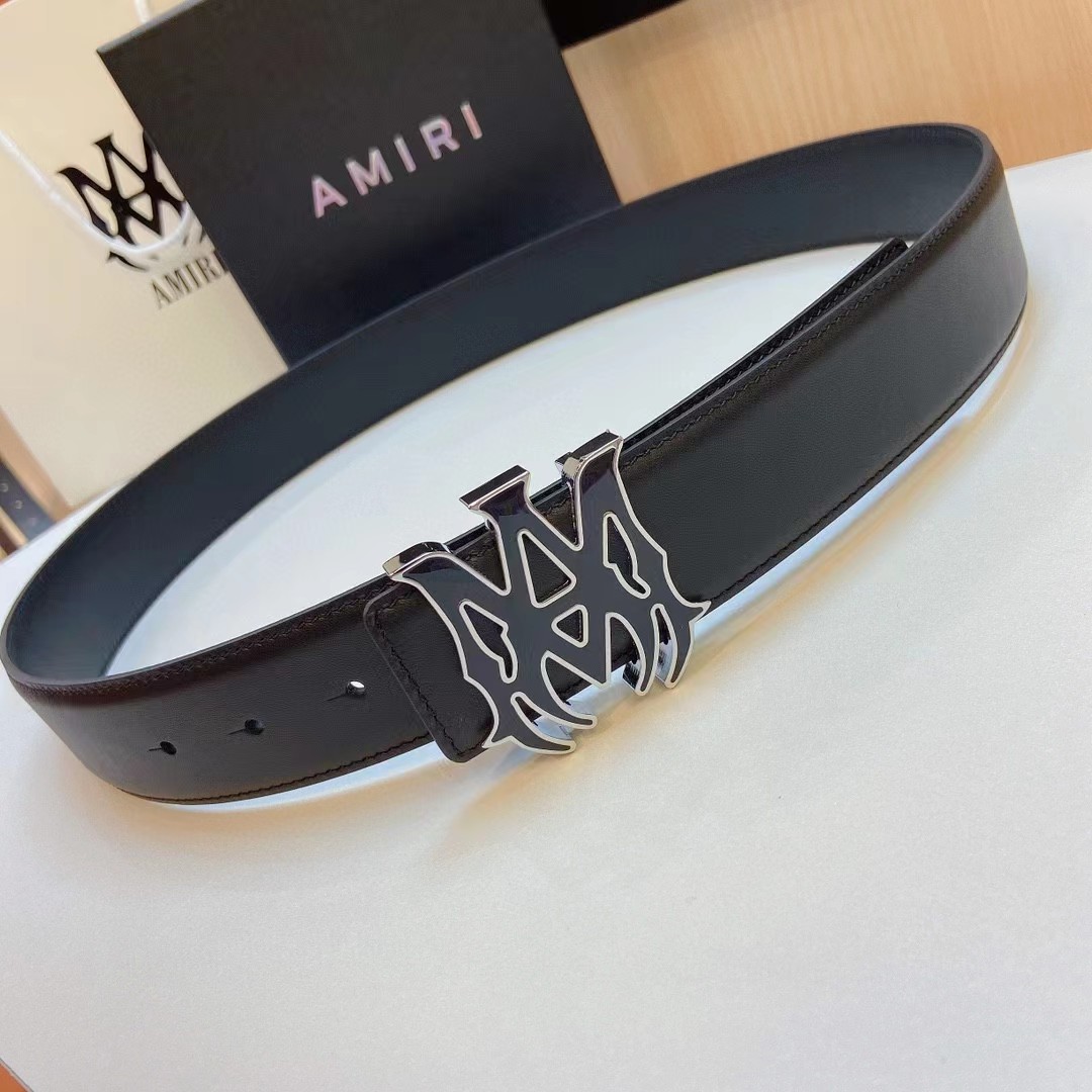 Amiri Ma Leather Belt - PerfectKickZ