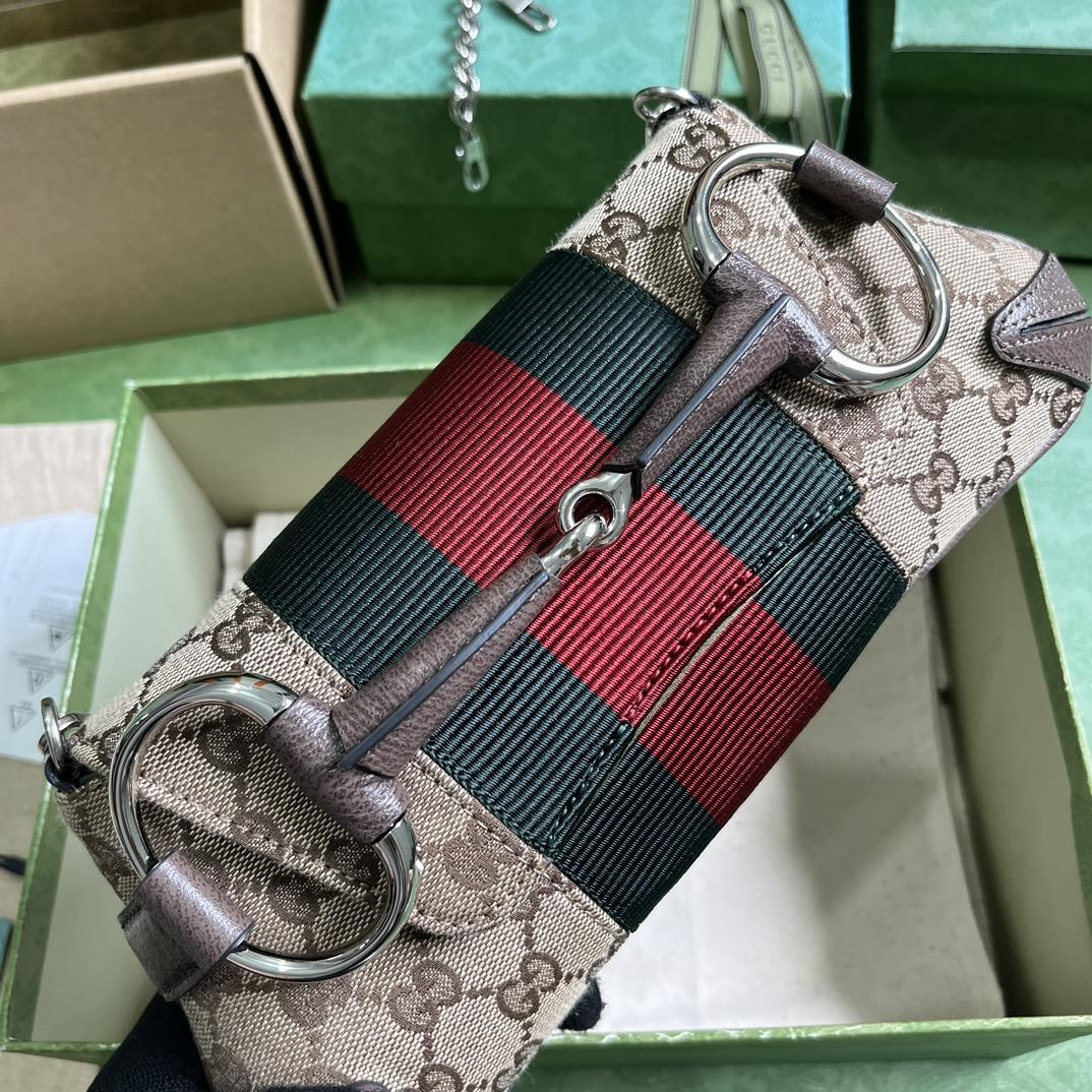 Gucci Horsebit Chain Small Shoulder Bag (27x 11.5x 5cm) - PerfectKickZ