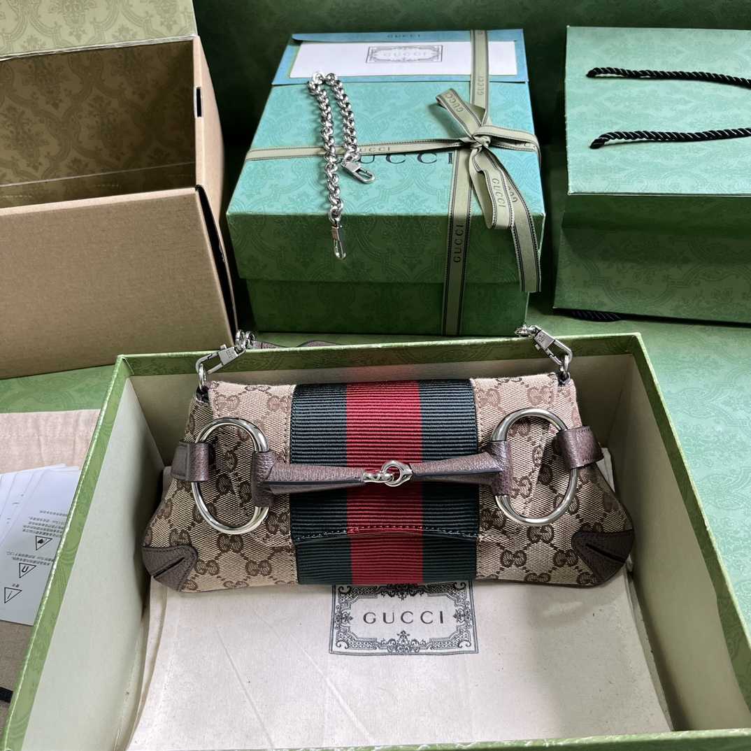 Gucci Horsebit Chain Small Shoulder Bag (27x 11.5x 5cm) - PerfectKickZ
