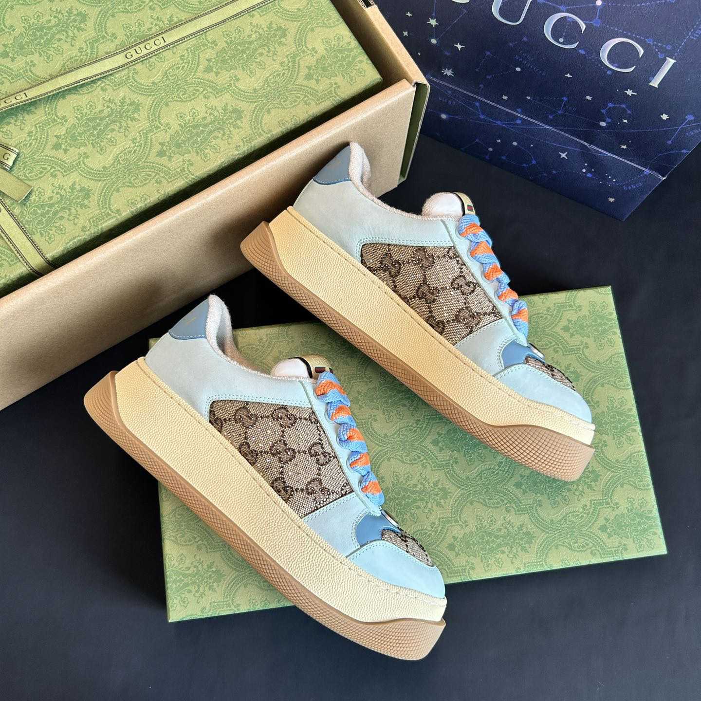 Gucci Women's Screener Sneaker - PerfectKickZ