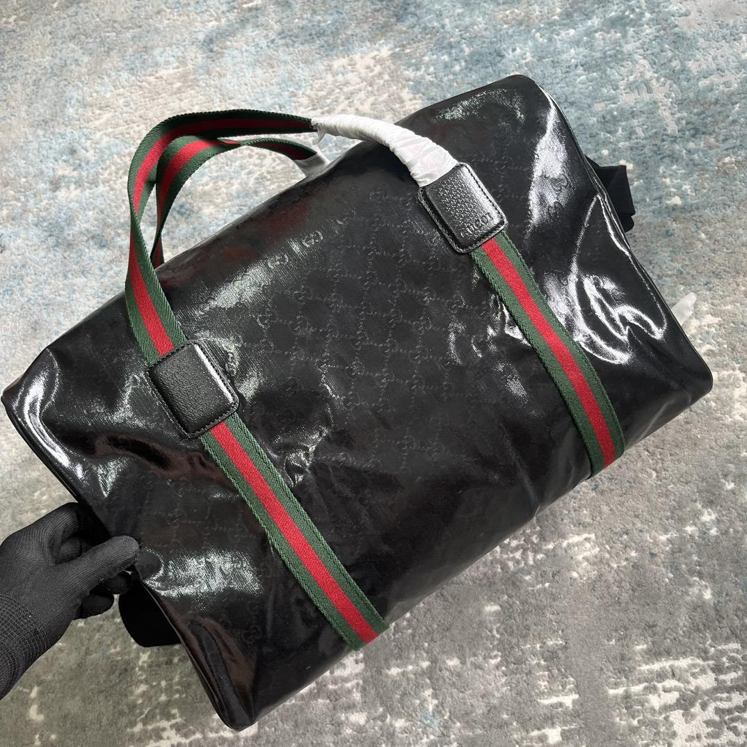 Gucci Maxi Duffle Bag With Web(45.5x 29x 27cm) - PerfectKickZ