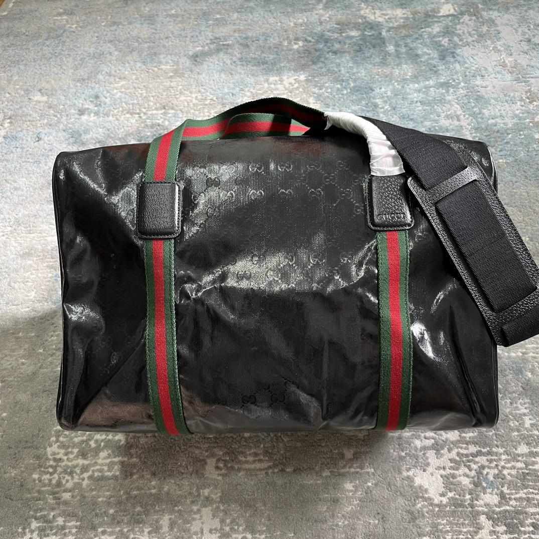 Gucci Maxi Duffle Bag With Web(45.5x 29x 27cm) - PerfectKickZ