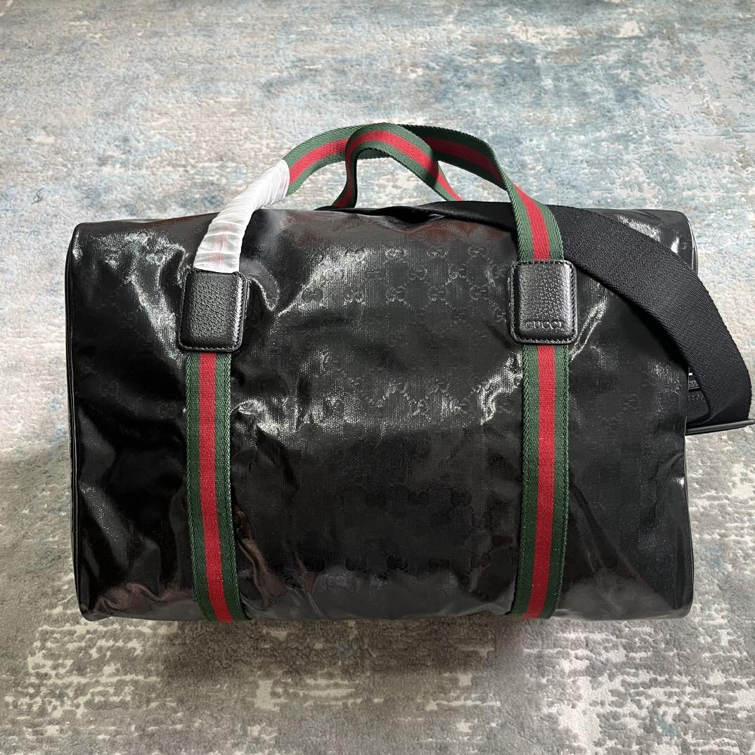 Gucci Maxi Duffle Bag With Web(45.5x 29x 27cm) - PerfectKickZ