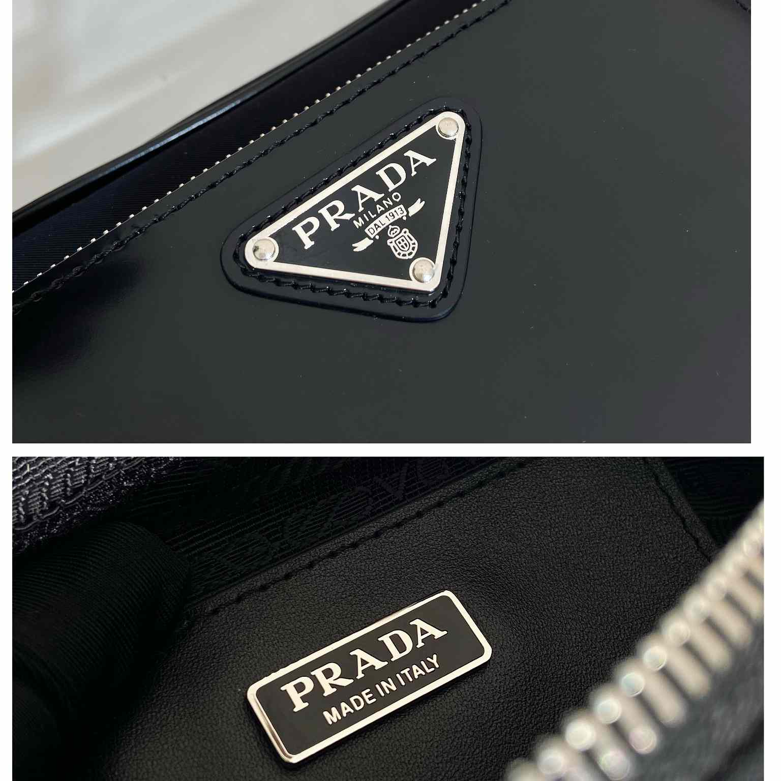 Prada Re-Nylon And Brushed Leather Shoulder Bag - PerfectKickZ