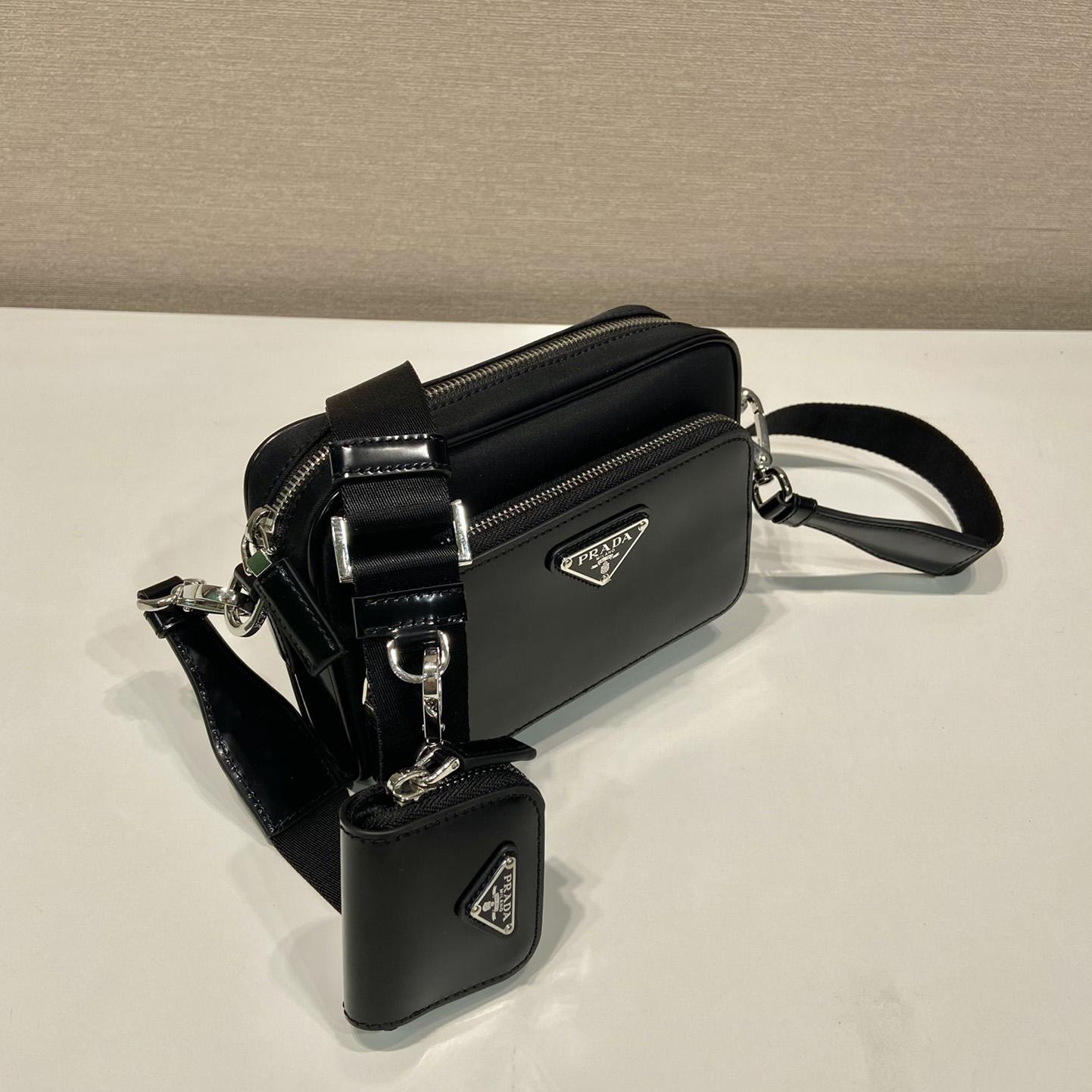 Prada Re-Nylon And Brushed Leather Shoulder Bag - PerfectKickZ