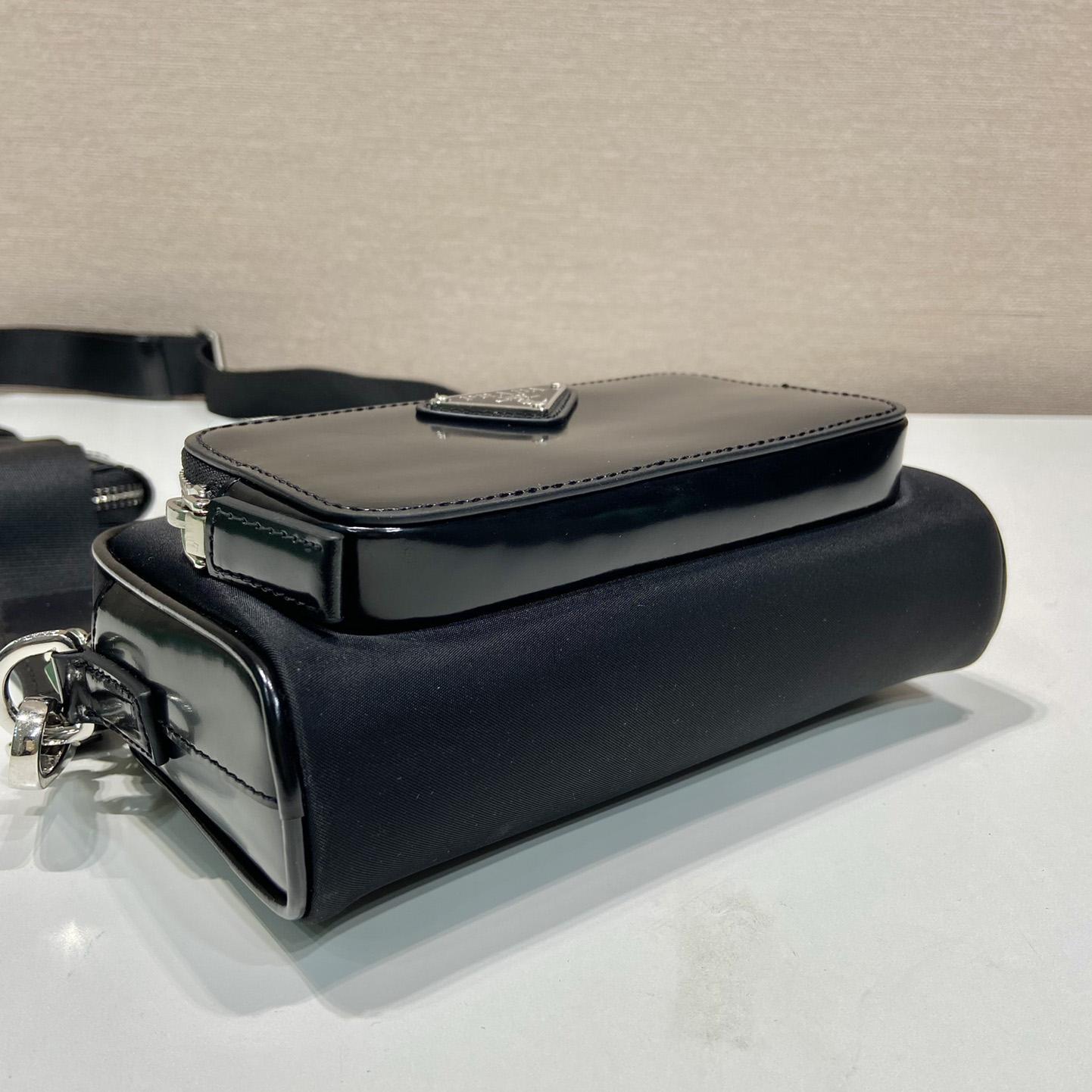 Prada Re-Nylon And Brushed Leather Shoulder Bag - PerfectKickZ