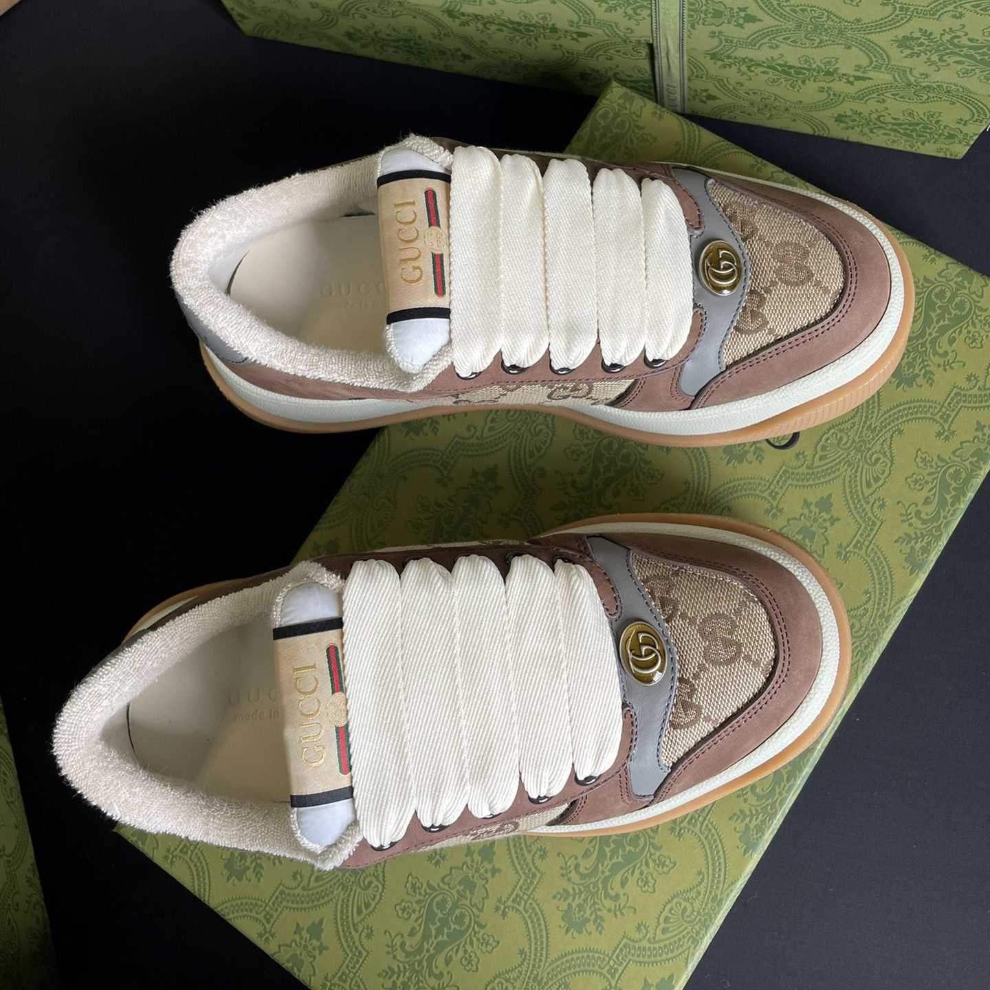 Gucci Men's Screener GG Sneaker  - PerfectKickZ