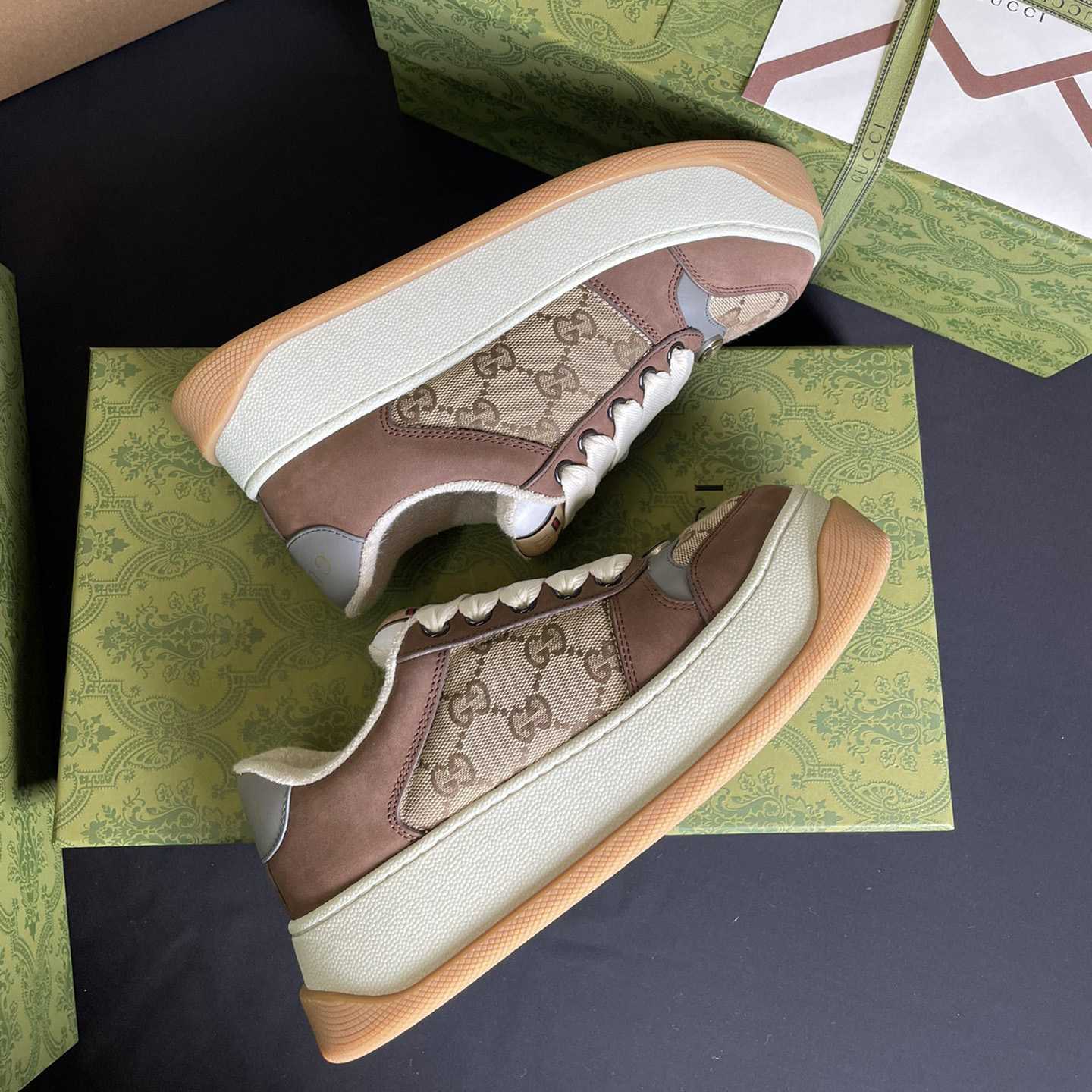 Gucci Men's Screener GG Sneaker  - PerfectKickZ