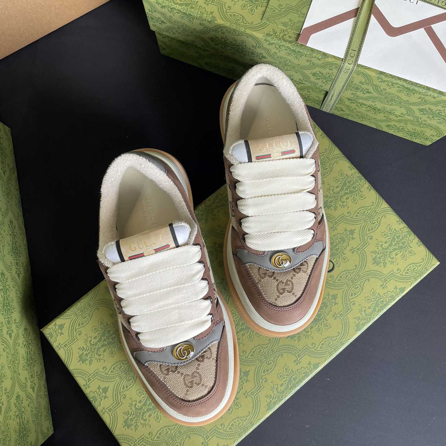 Gucci Men's Screener GG Sneaker  - PerfectKickZ
