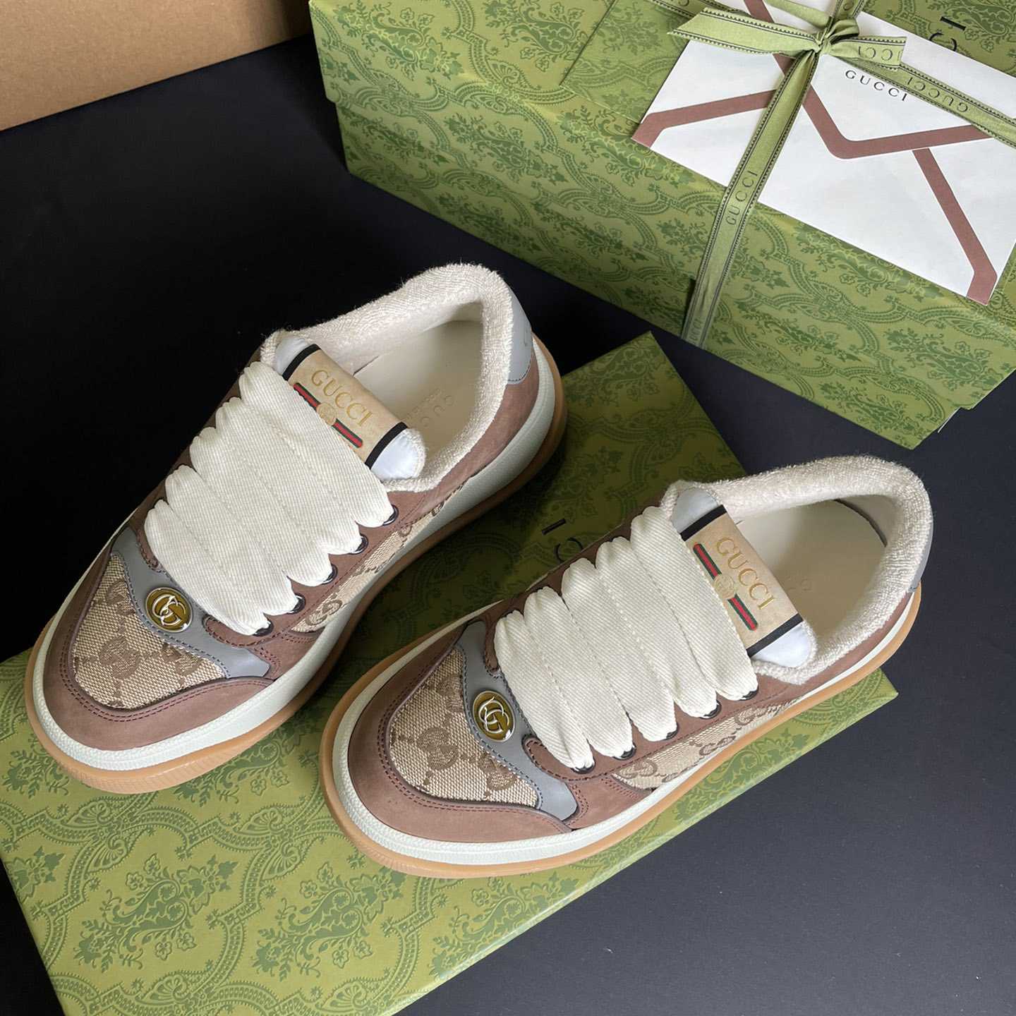 Gucci Men's Screener GG Sneaker  - PerfectKickZ