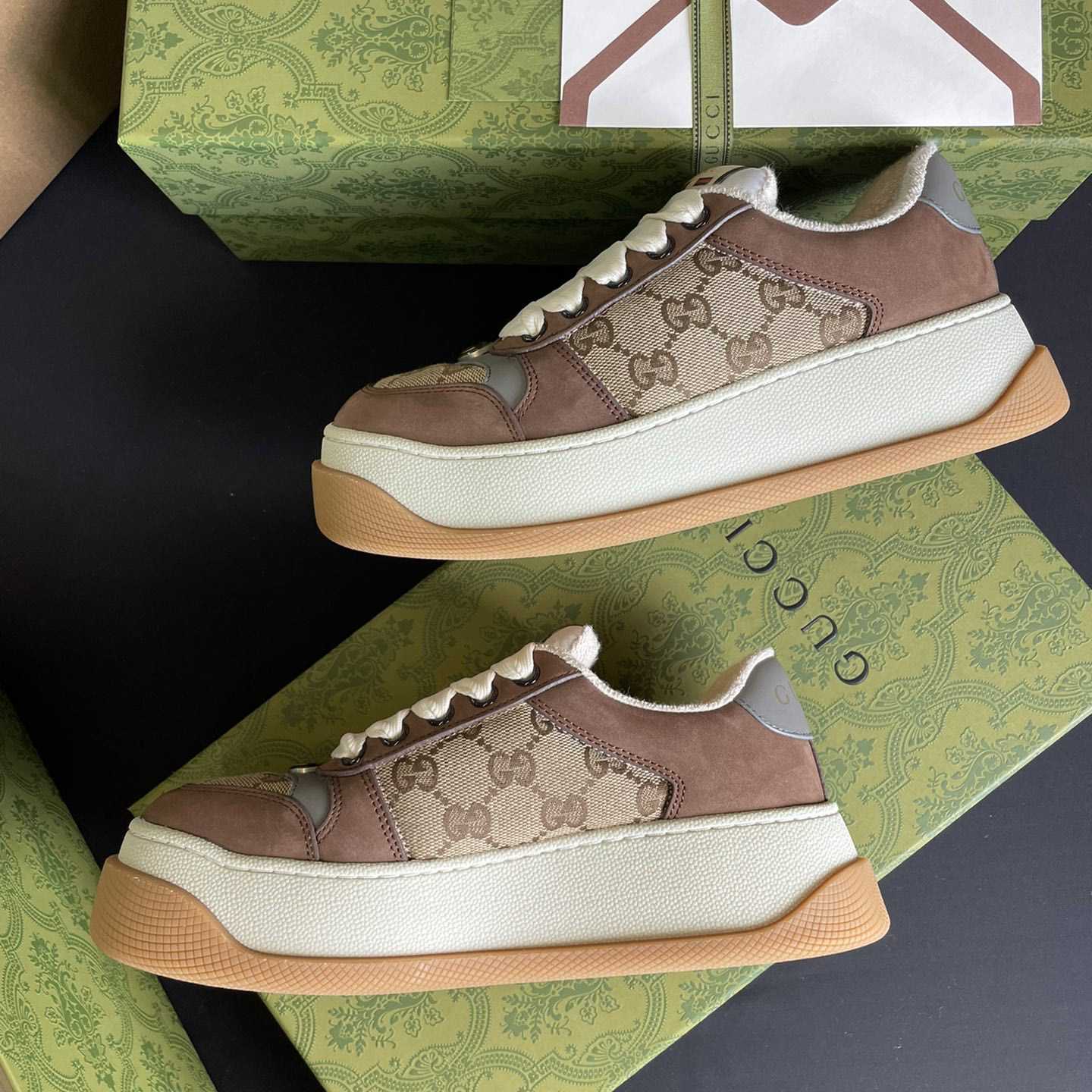 Gucci Men's Screener GG Sneaker  - PerfectKickZ