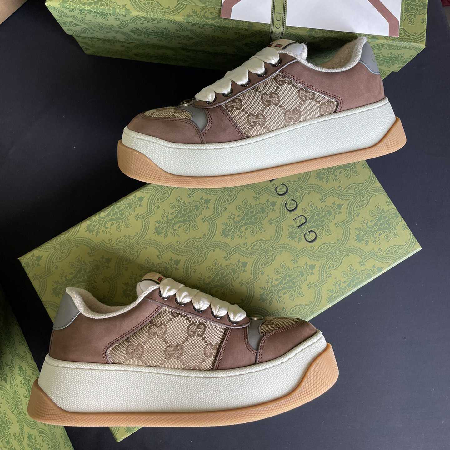 Gucci Men's Screener GG Sneaker  - PerfectKickZ
