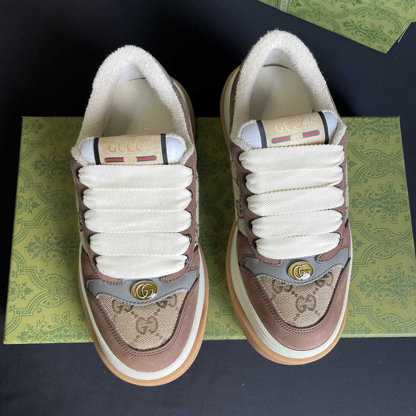 Gucci Men's Screener GG Sneaker  - PerfectKickZ