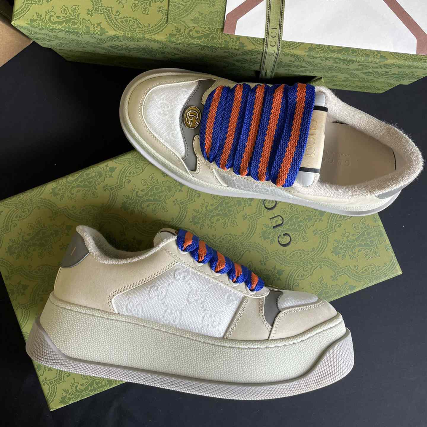 Gucci Men's Screener GG Sneaker  - PerfectKickZ