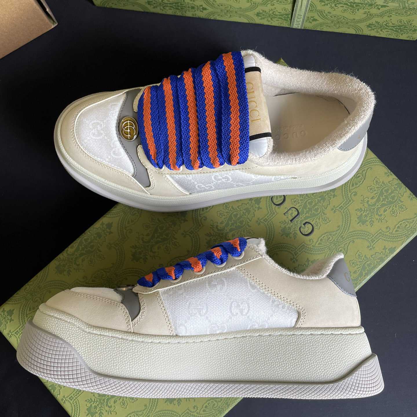 Gucci Men's Screener GG Sneaker  - PerfectKickZ