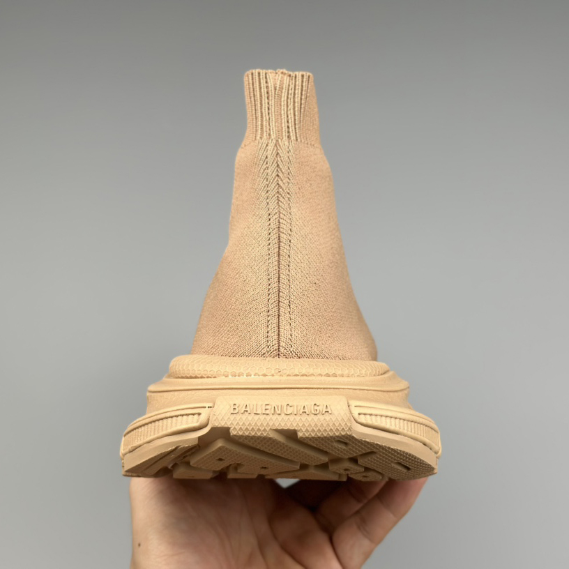Balenciaga 3XL Sock Recycled Knit Sneaker In Beige  - PerfectKickZ