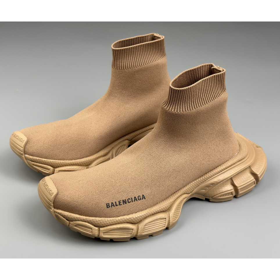 Balenciaga 3XL Sock Recycled Knit Sneaker In Beige  - PerfectKickZ