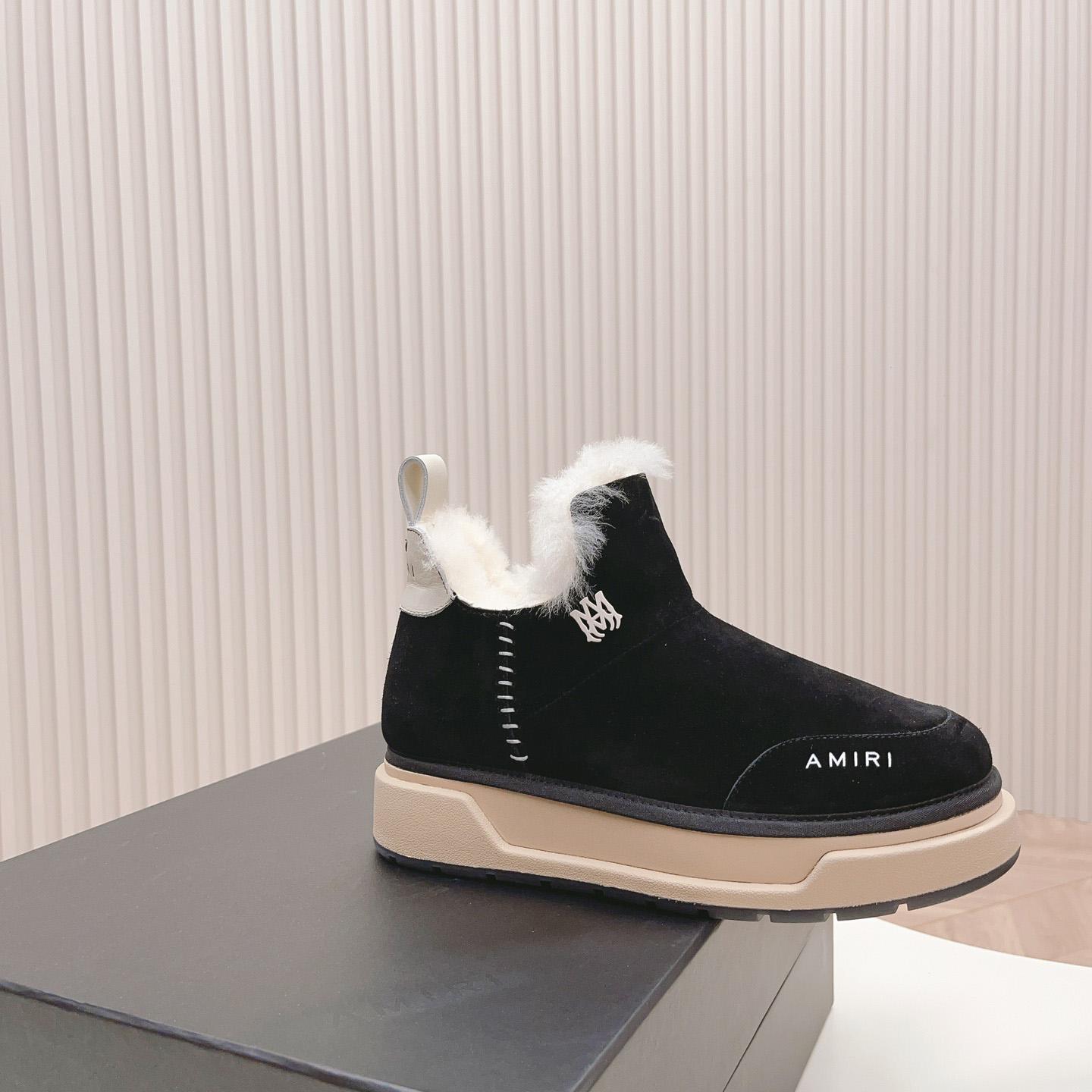 Amiri Malibu Shearling Lined Suede Boots - PerfectKickZ