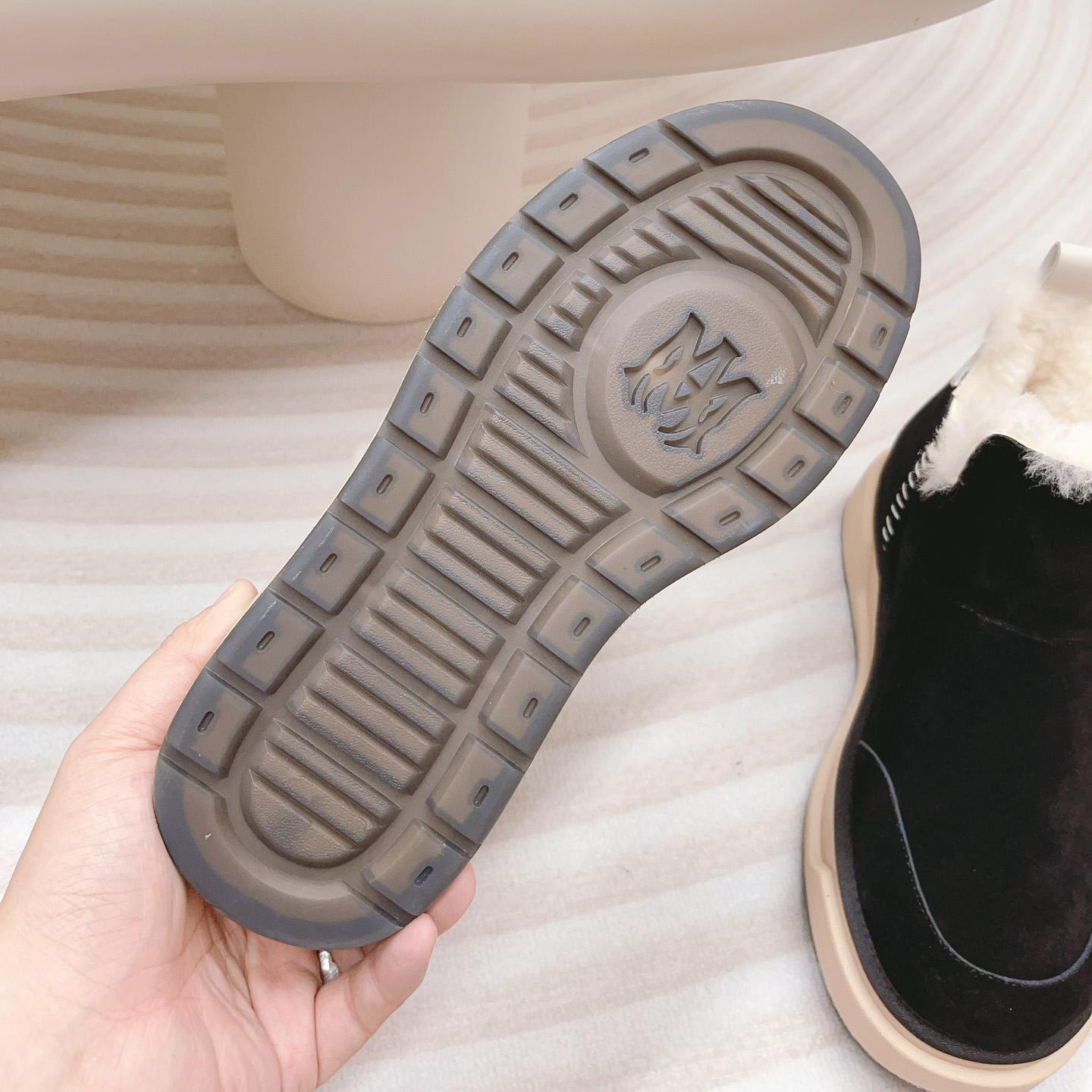 Amiri Malibu Shearling Lined Suede Boots - PerfectKickZ