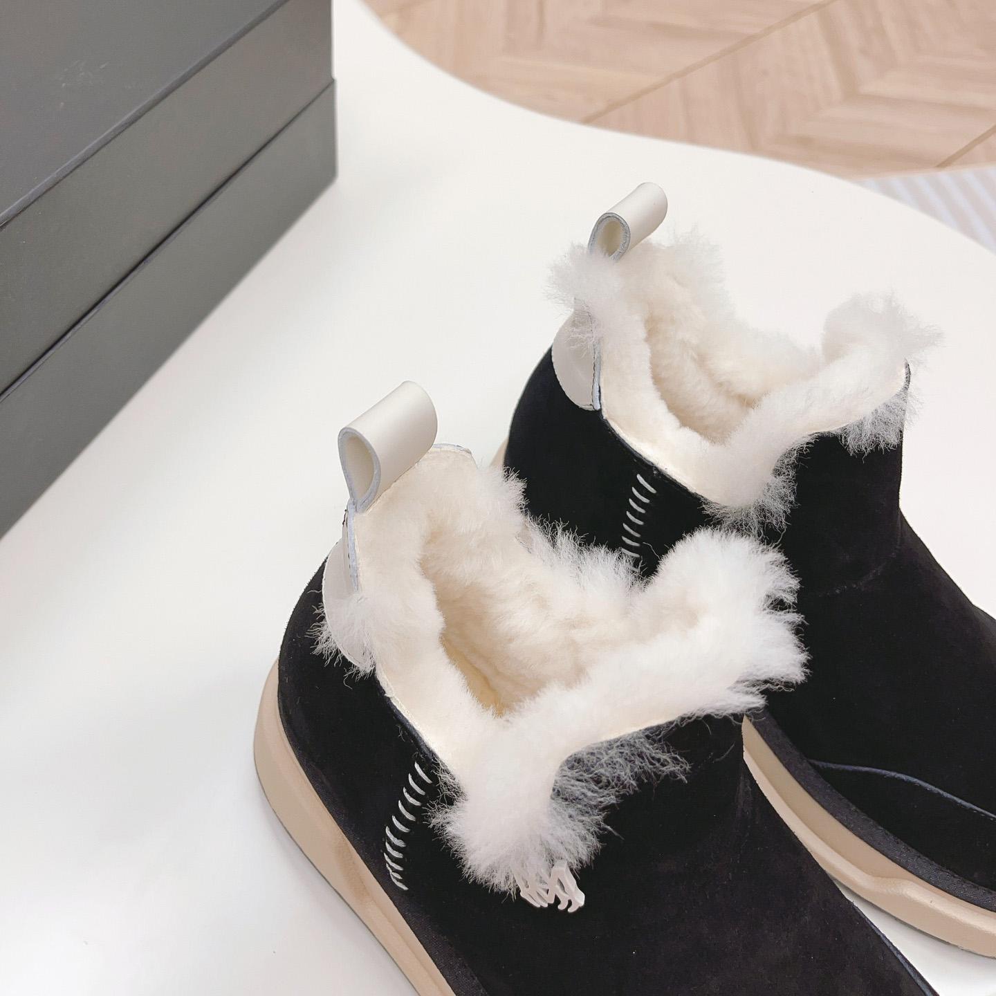 Amiri Malibu Shearling Lined Suede Boots - PerfectKickZ
