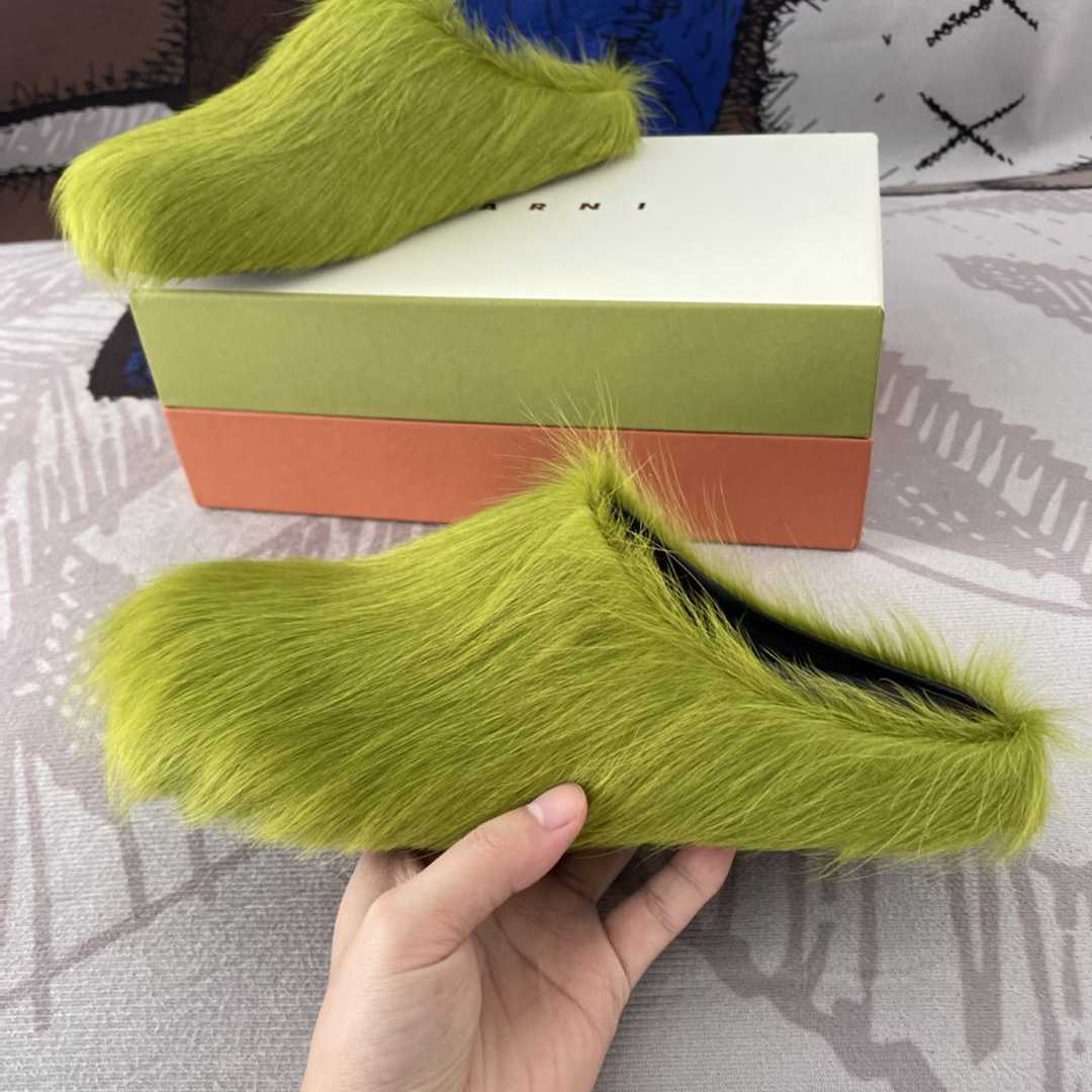 Marni Fussbett Slip-On Flat Mules - PerfectKickZ