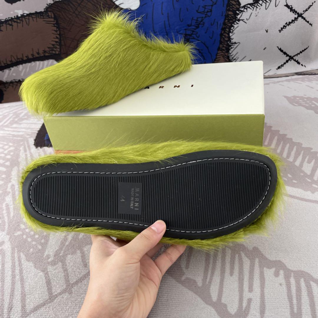 Marni Fussbett Slip-On Flat Mules - PerfectKickZ